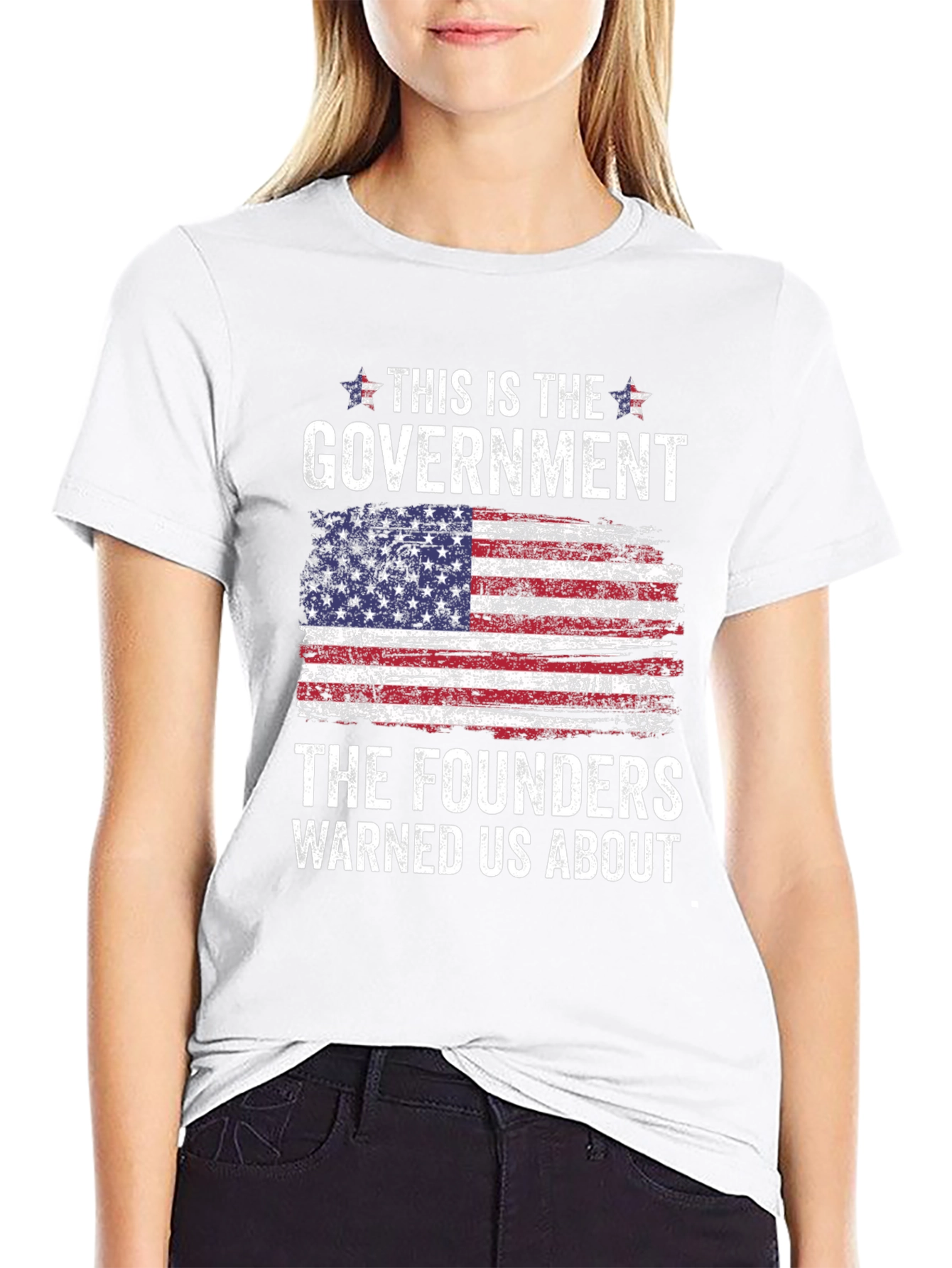 Government Founders Flag Graphic T-Shirt