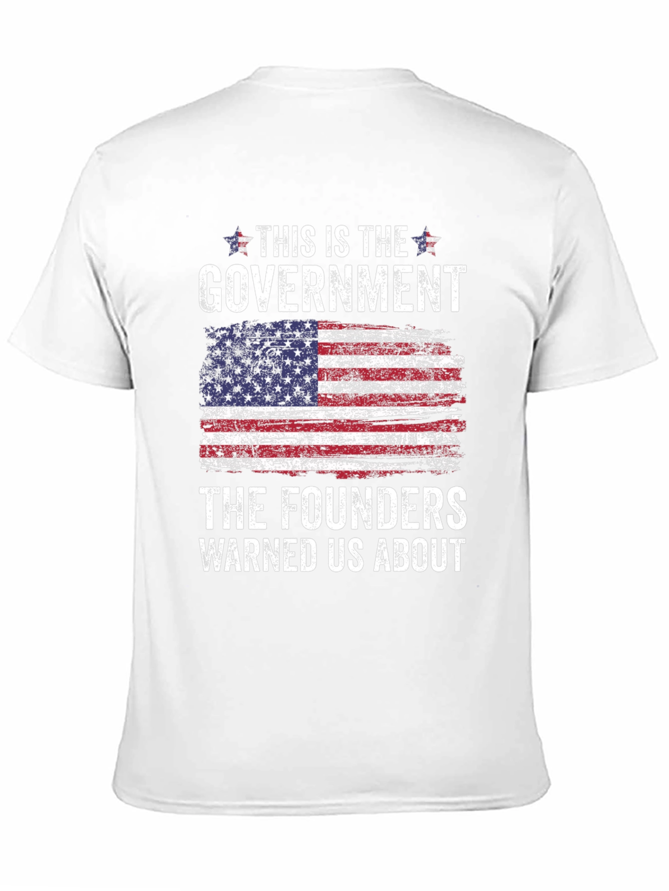 Government Founders Flag Graphic T-Shirt