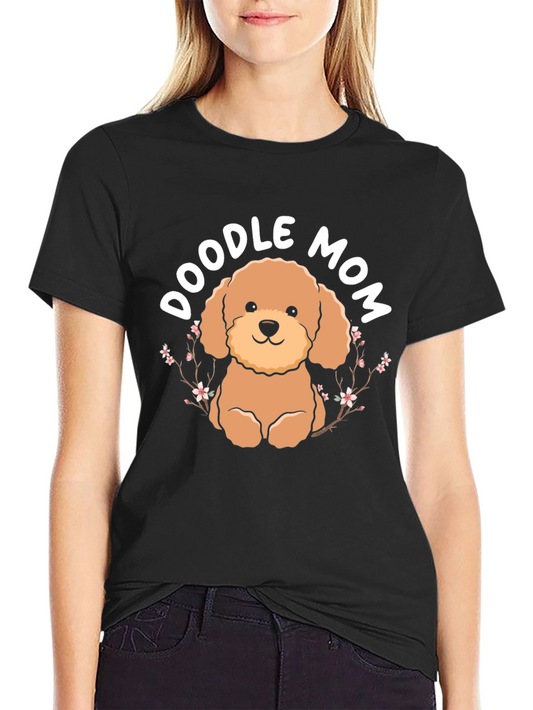 Doodle Mom T-Shirt - Cute Dog Lover Tee