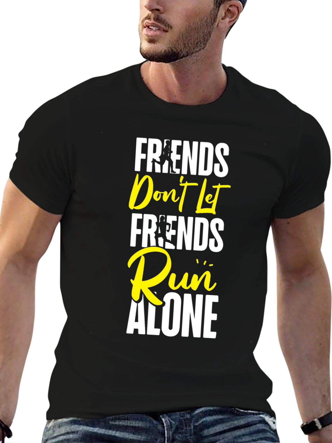 Friends Dont Let Friends Run Alone Graphic Tee