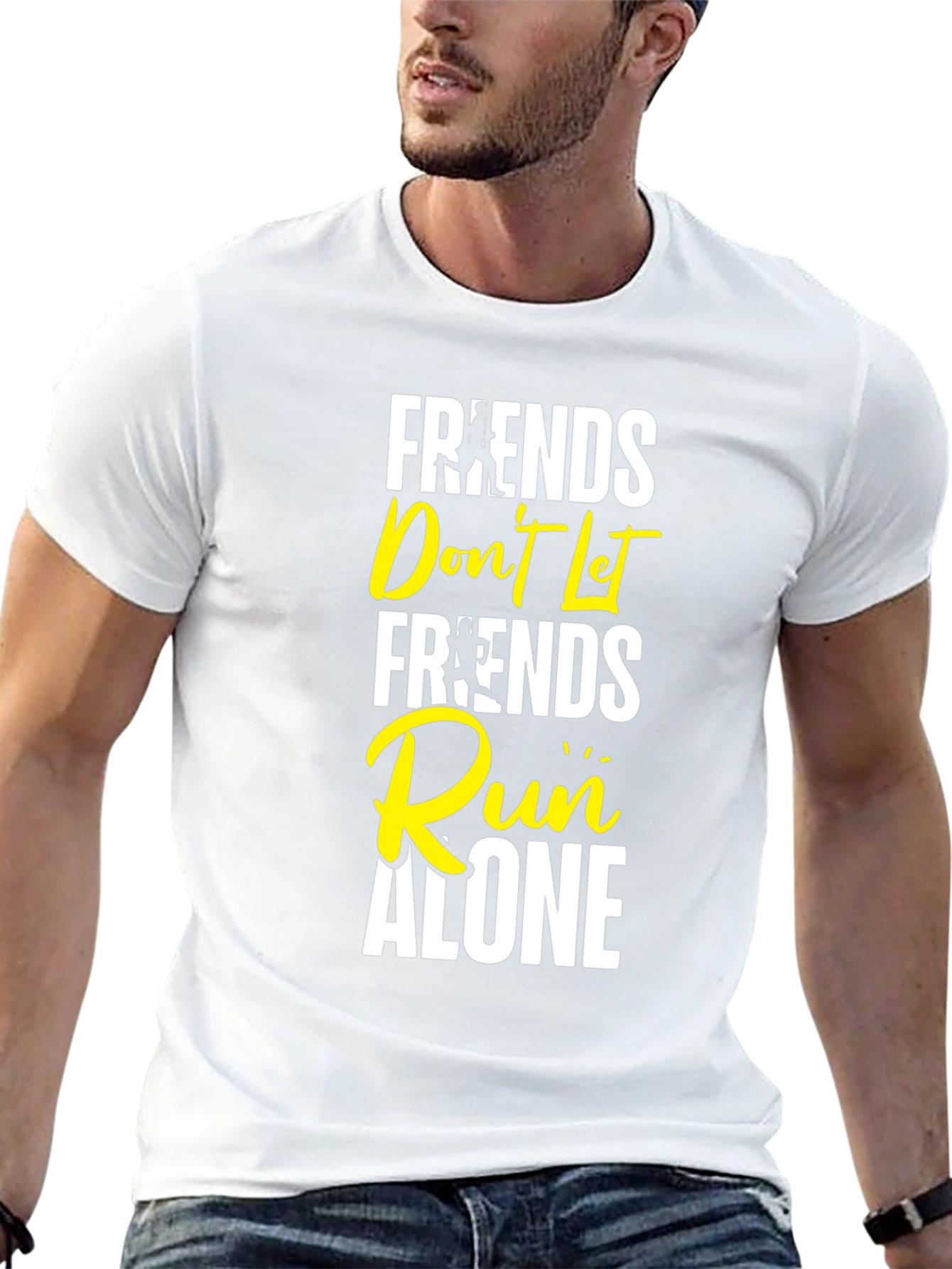 Friends Dont Let Friends Run Alone Graphic Tee