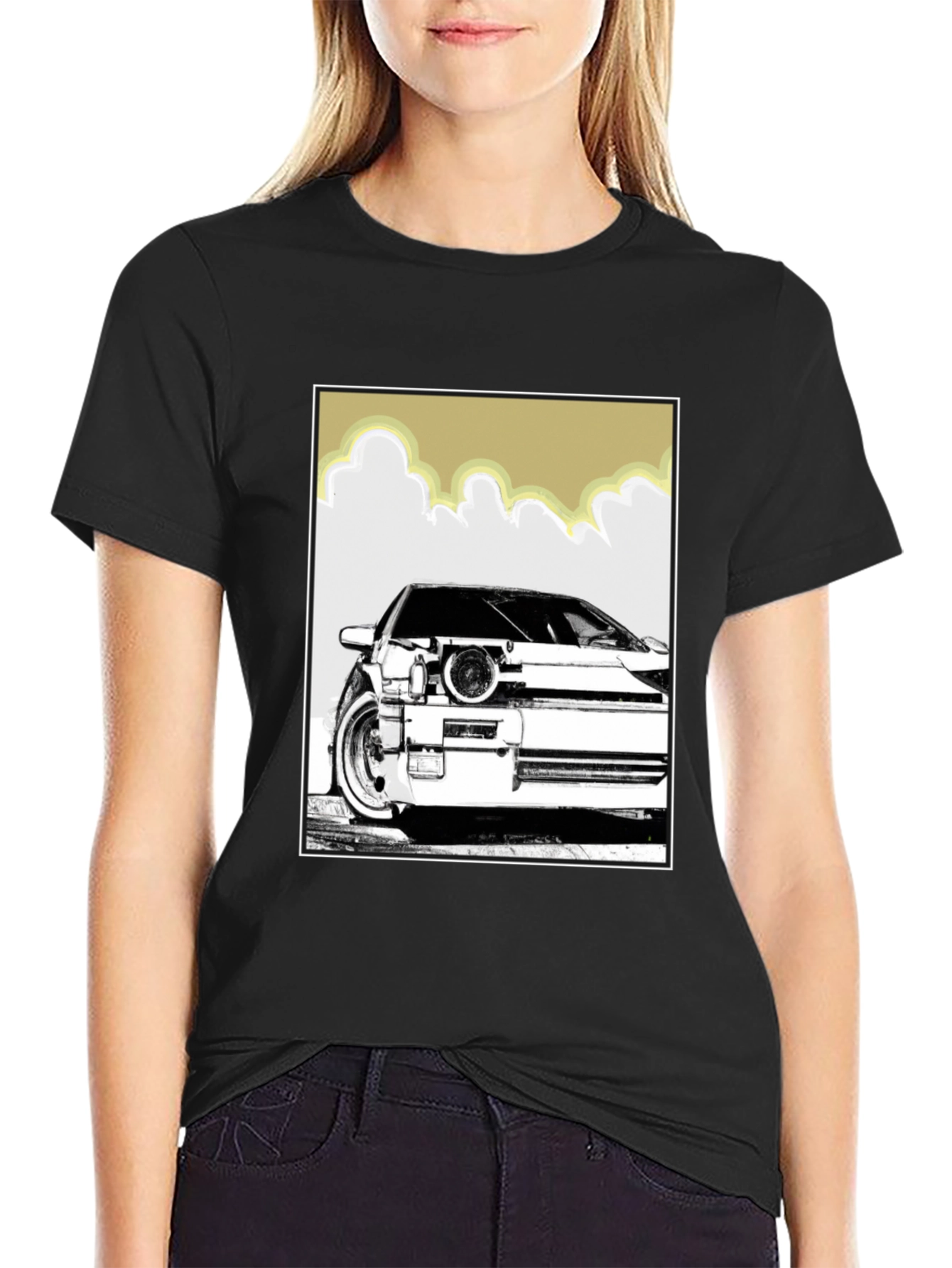 Retro Car Graphic Tee - Drift Style