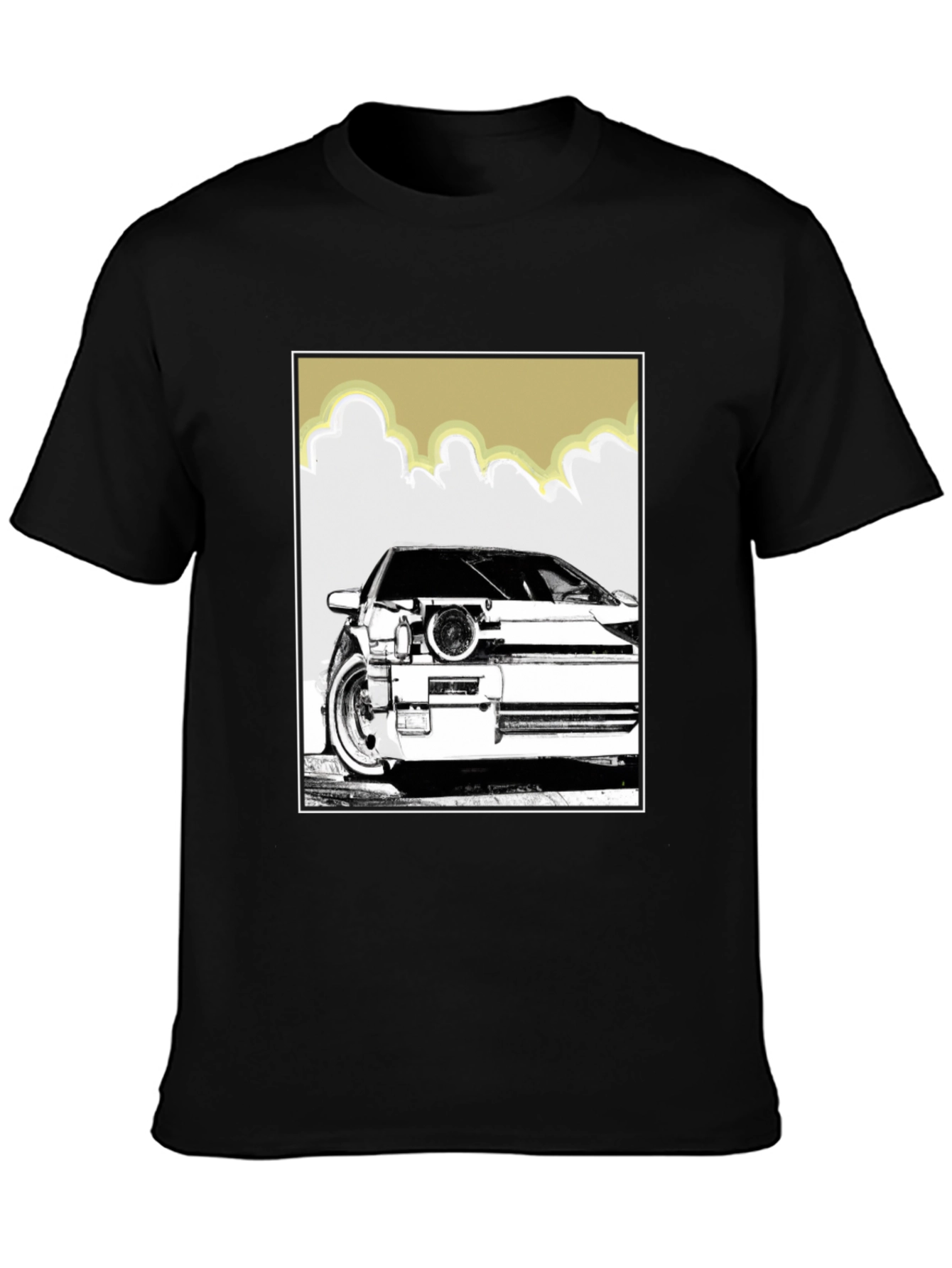 Retro Car Graphic Tee - Drift Style