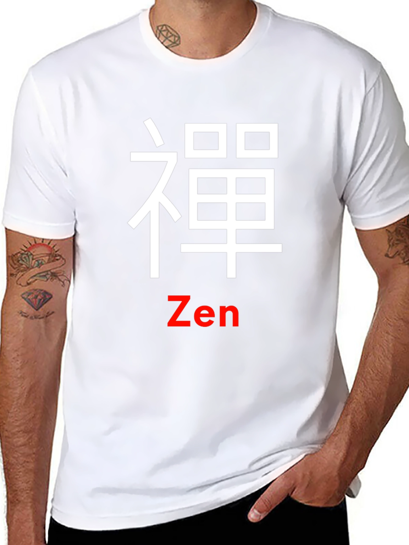 Zen Symbol Black T-Shirt - Casual Unique Design