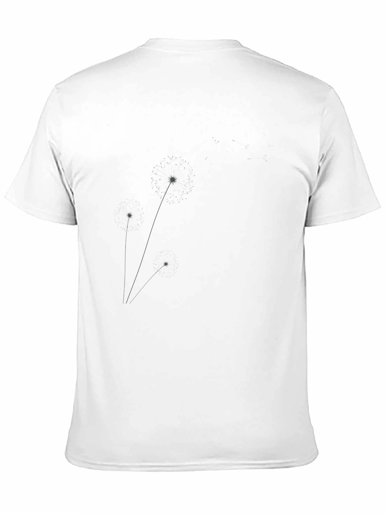 Minimalist Star Constellation Black T-Shirt
