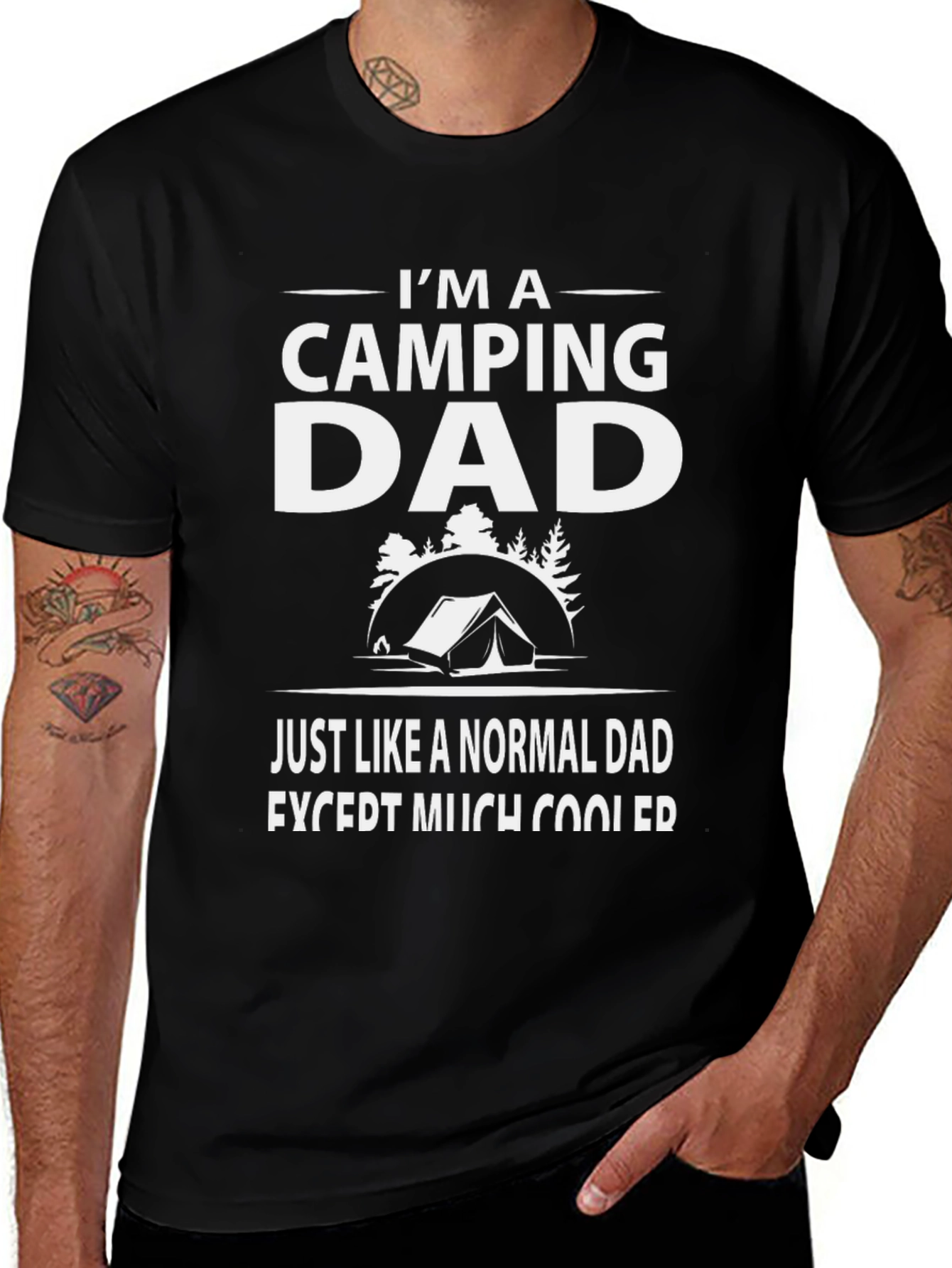Camping Dad T-Shirt: Coolest Dad Ever!