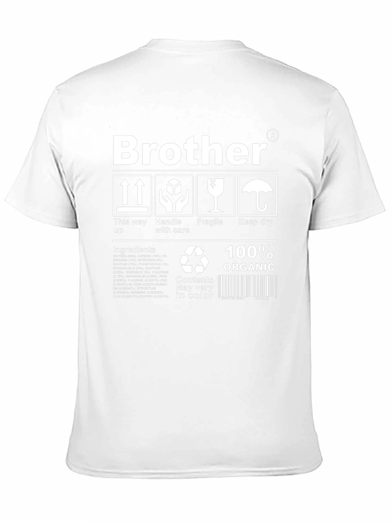 Brother Organic T-Shirt: Handle with Care