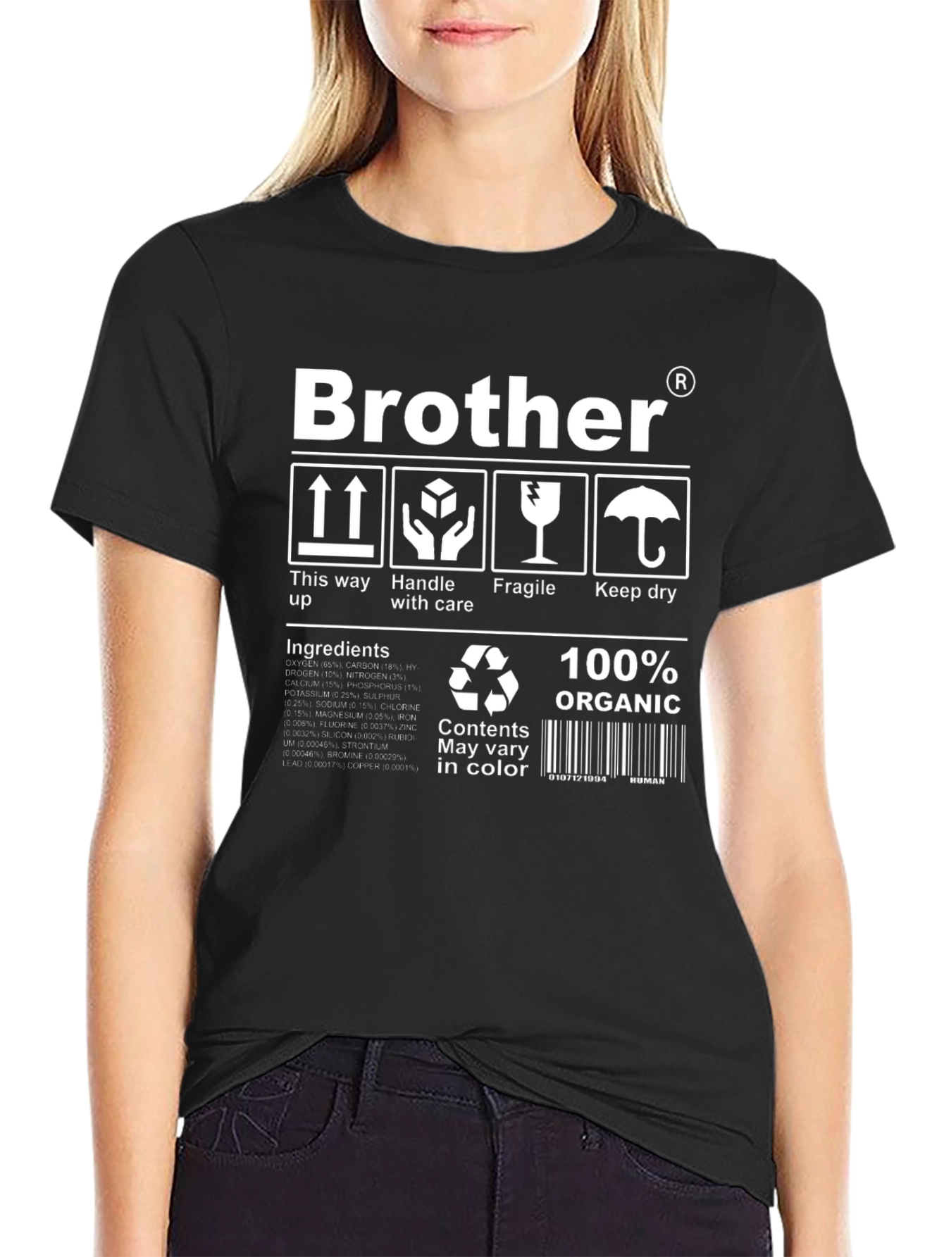 Brother Organic T-Shirt: Handle with Care