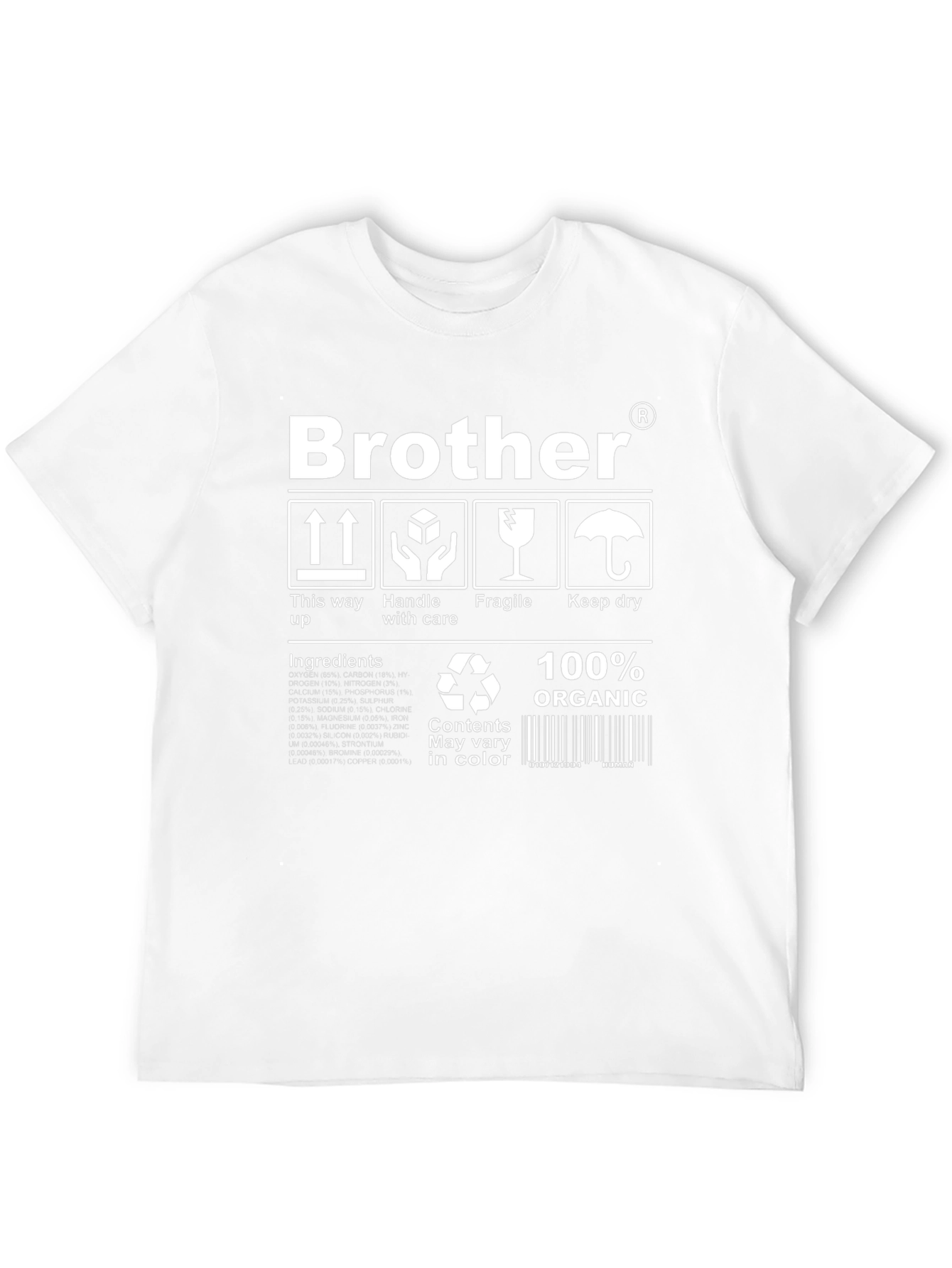 Brother Organic T-Shirt: Handle with Care