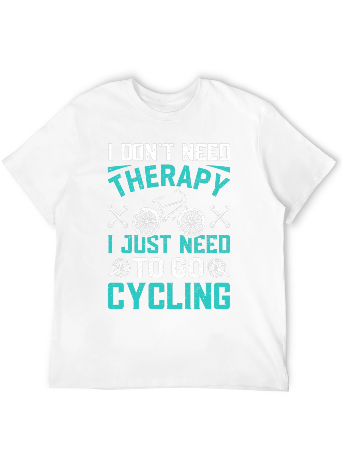 Funny Cycling T-Shirt: I Dont Need Therapy!