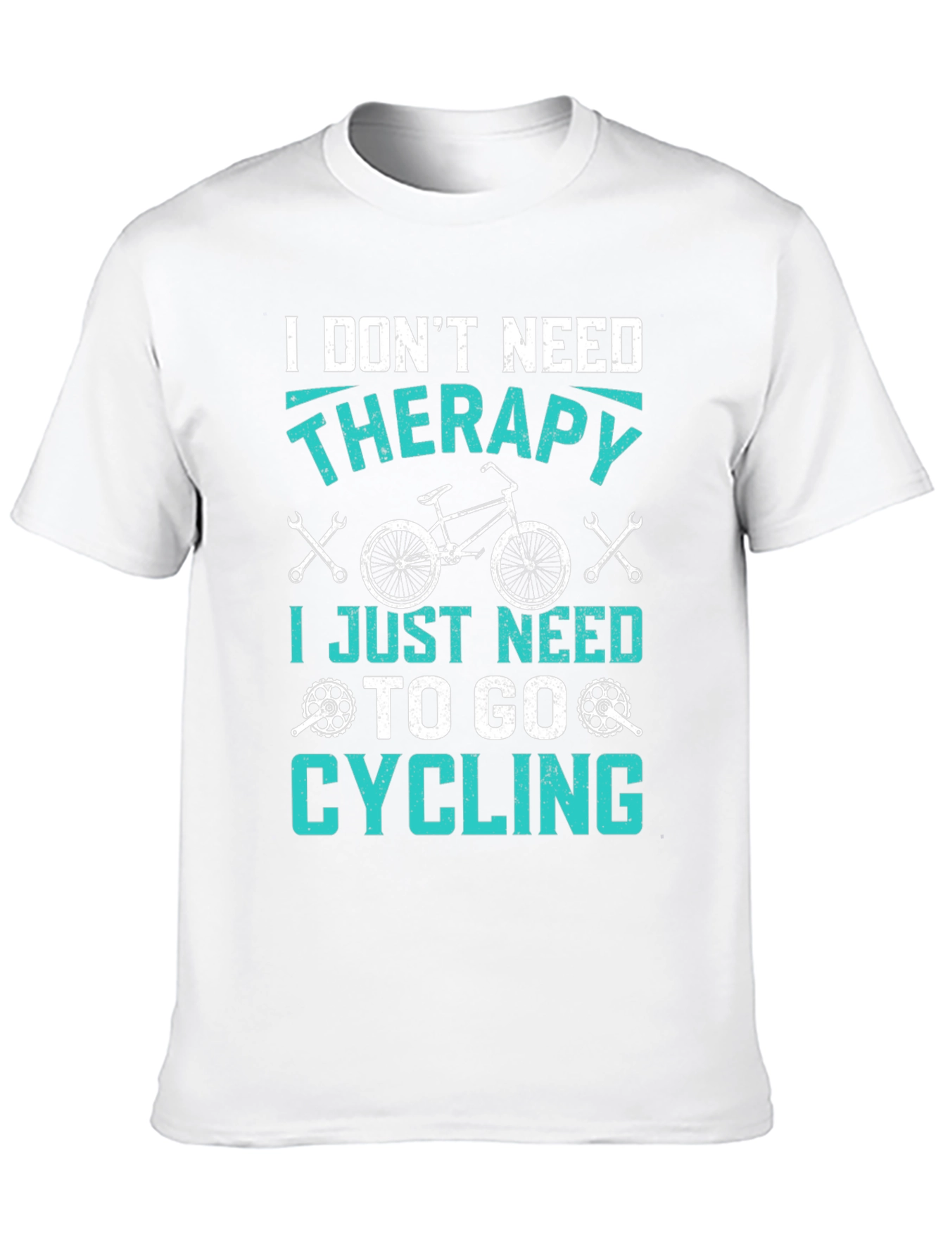 Funny Cycling T-Shirt: I Dont Need Therapy!