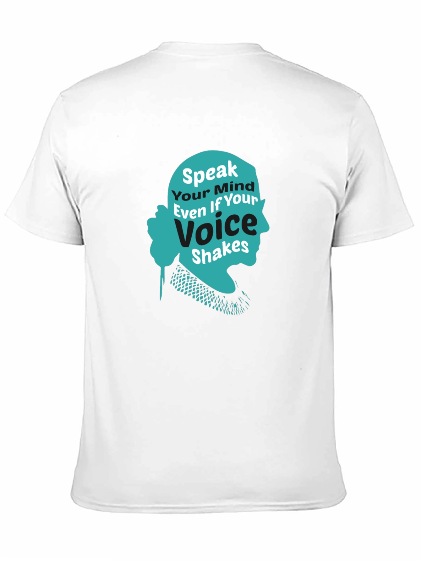 Speak Your Mind T-Shirt - RBG Silhouette