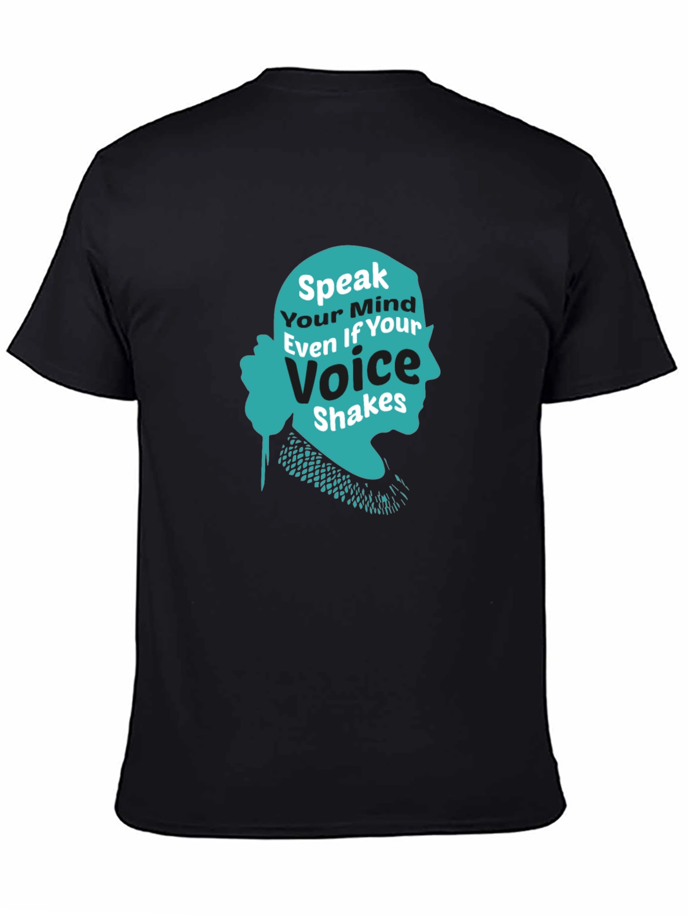 Speak Your Mind T-Shirt - RBG Silhouette