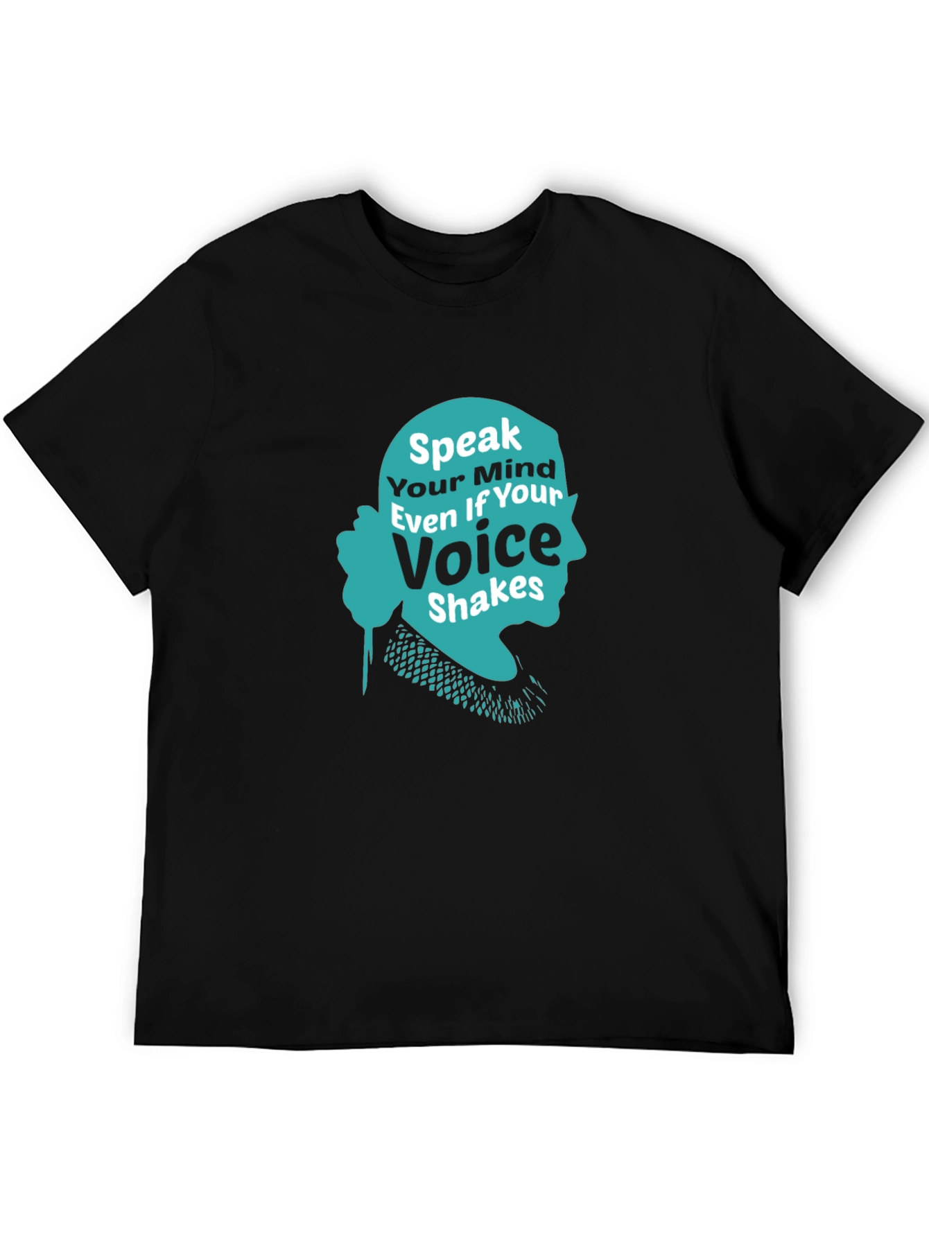 Speak Your Mind T-Shirt - RBG Silhouette