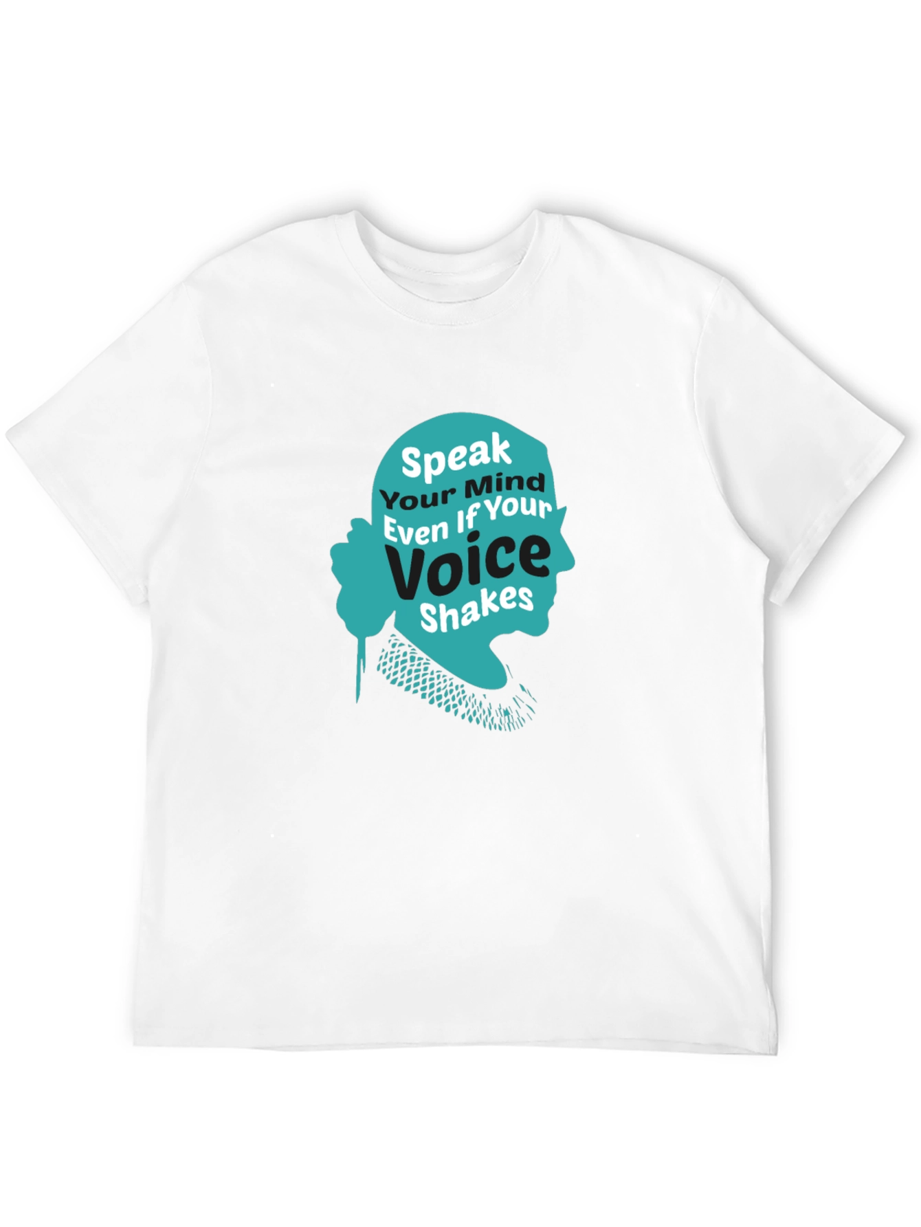 Speak Your Mind T-Shirt - RBG Silhouette