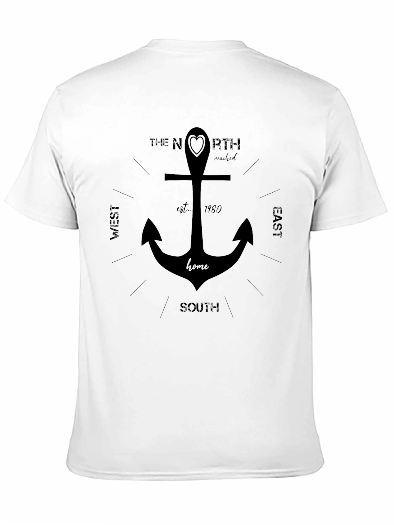 Nautical Anchor Compass T-Shirt
