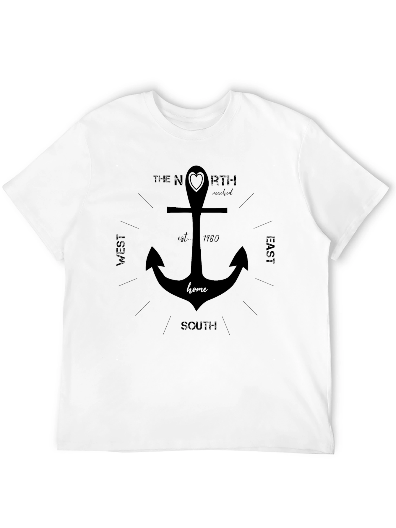 Nautical Anchor Compass T-Shirt