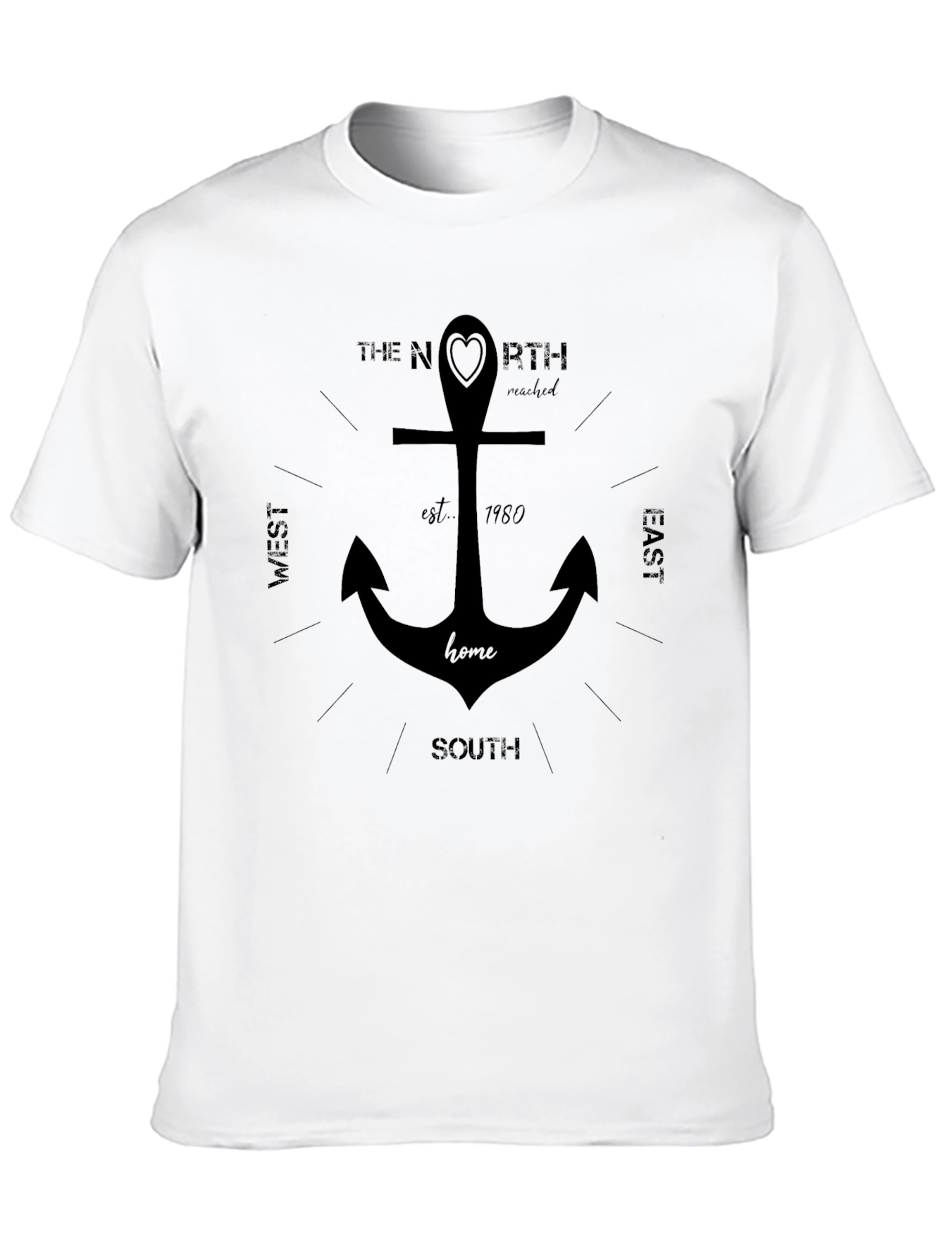 Nautical Anchor Compass T-Shirt