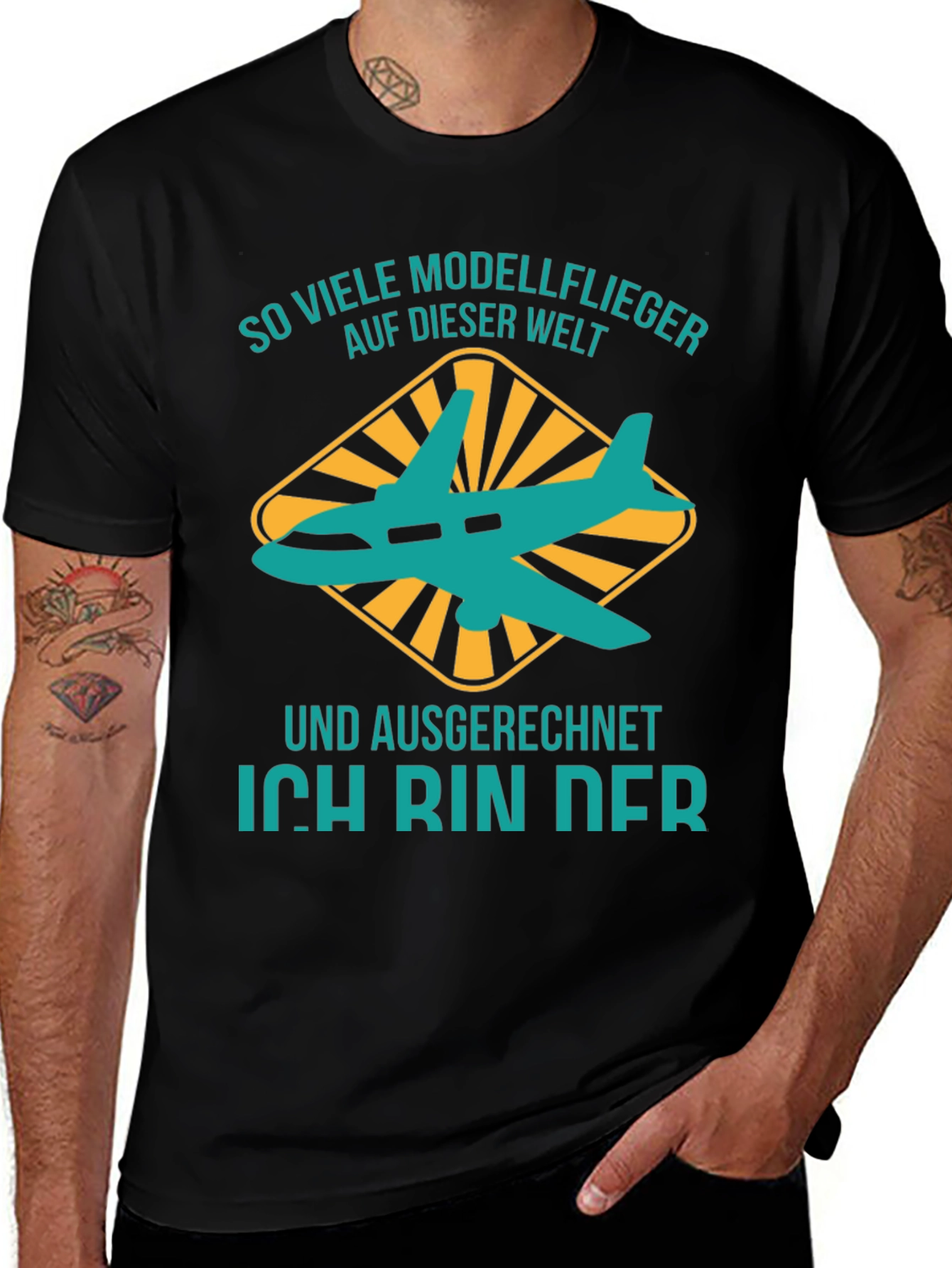 Model Airplane T-Shirt - So Viele Modellflieger
