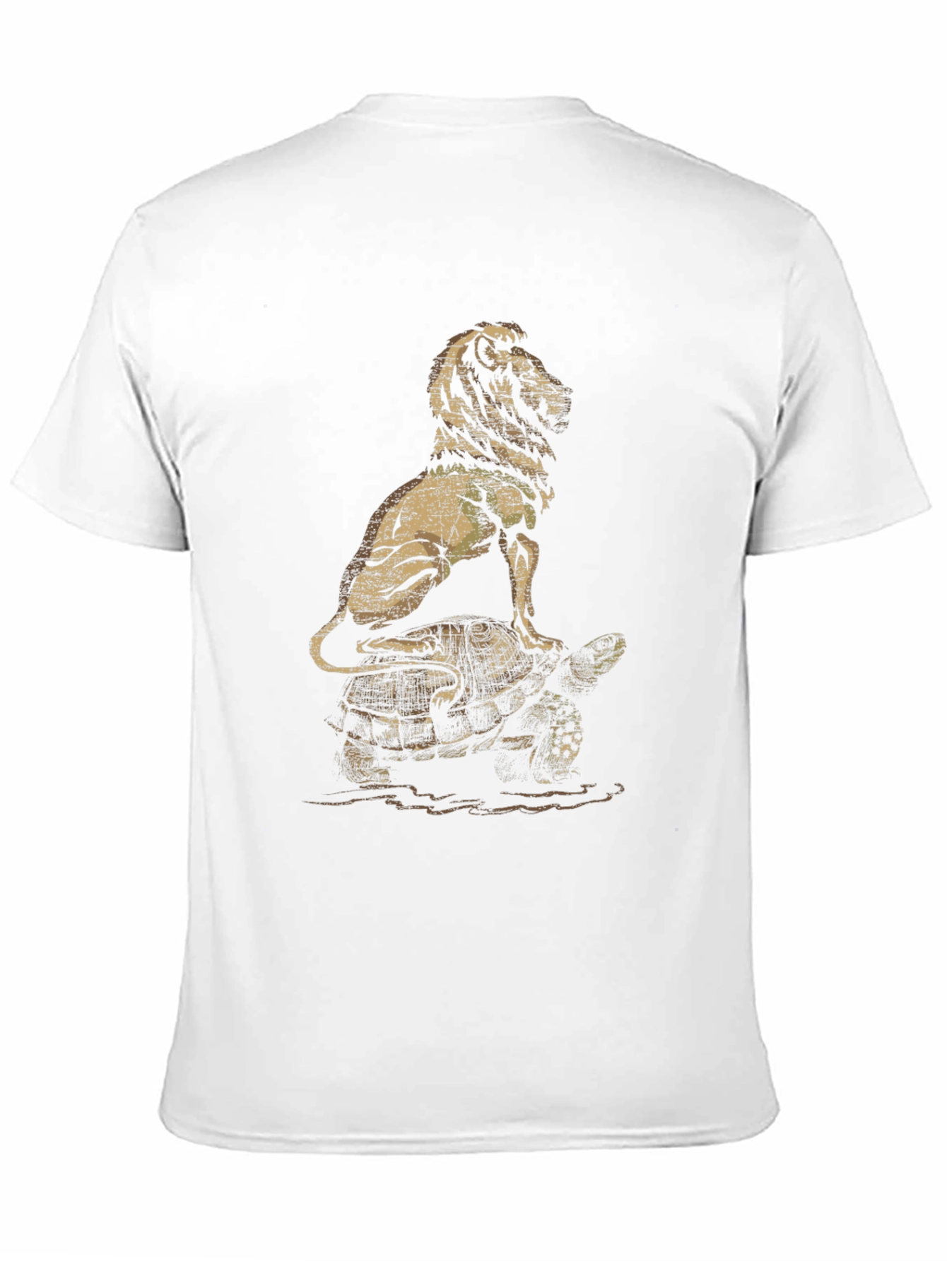Lion and Turtle Graphic Tee