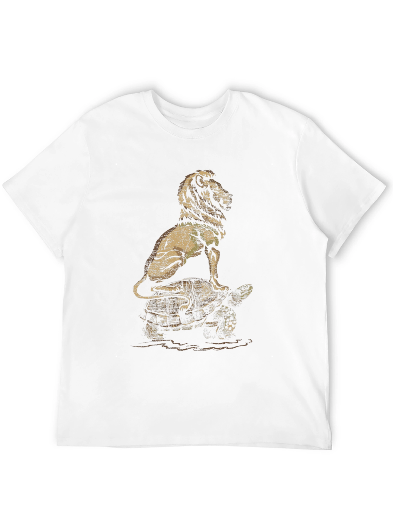 Lion and Turtle Graphic Tee