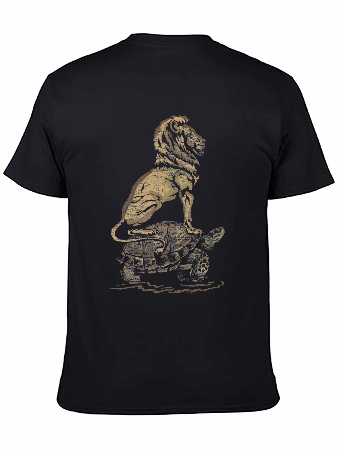 Lion and Turtle Graphic Tee