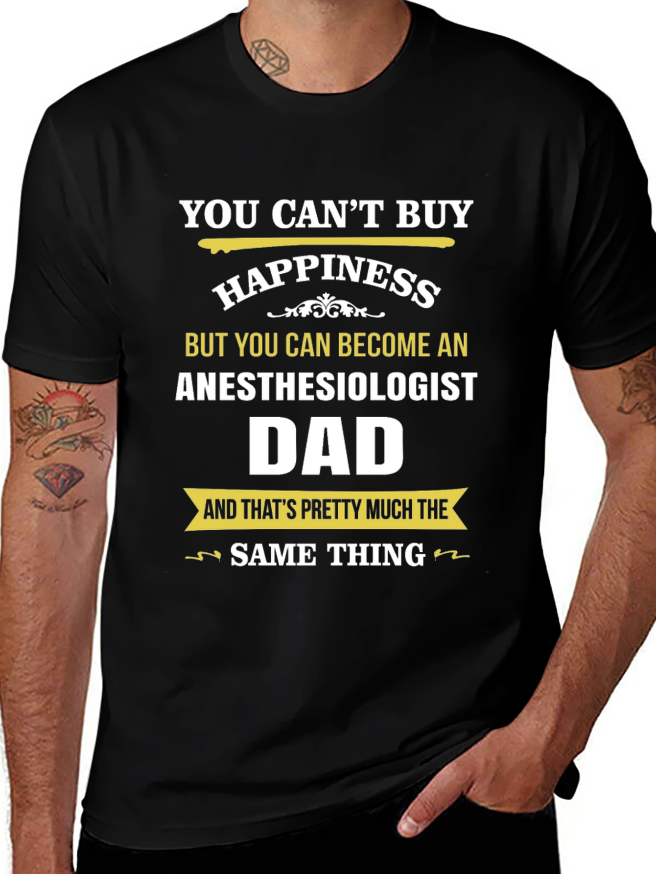 Anesthesiologist Dad T-Shirt - Perfect Gift!