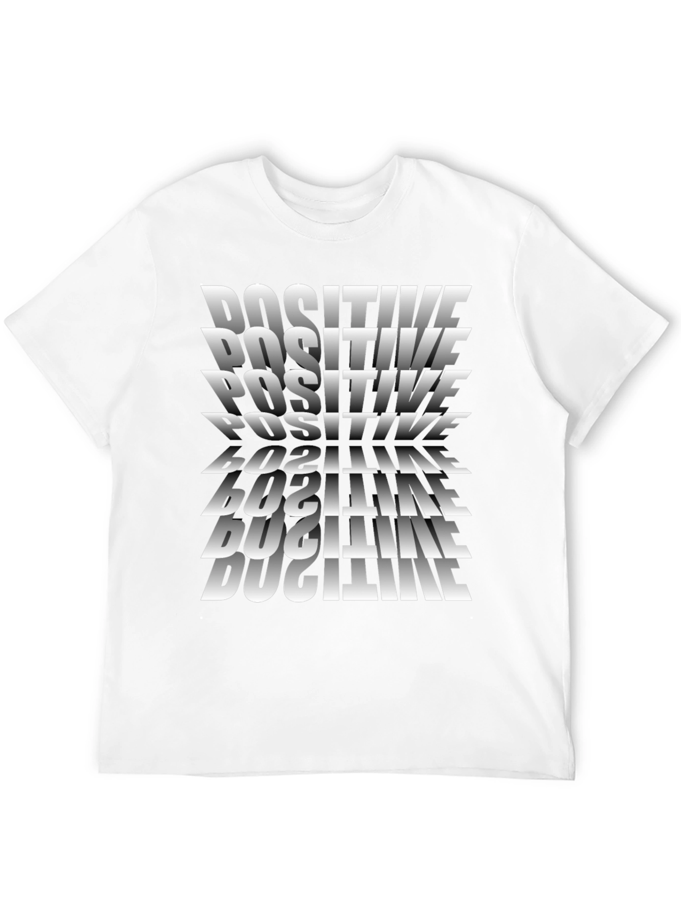 Positive Graphic Tee - Mens Black T-Shirt
