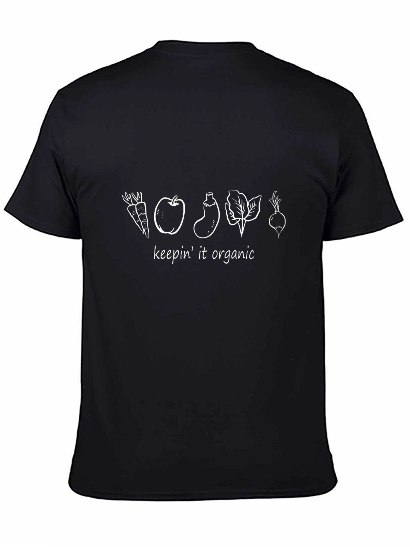 Keepin It Organic Graphic T-Shirt - Black
