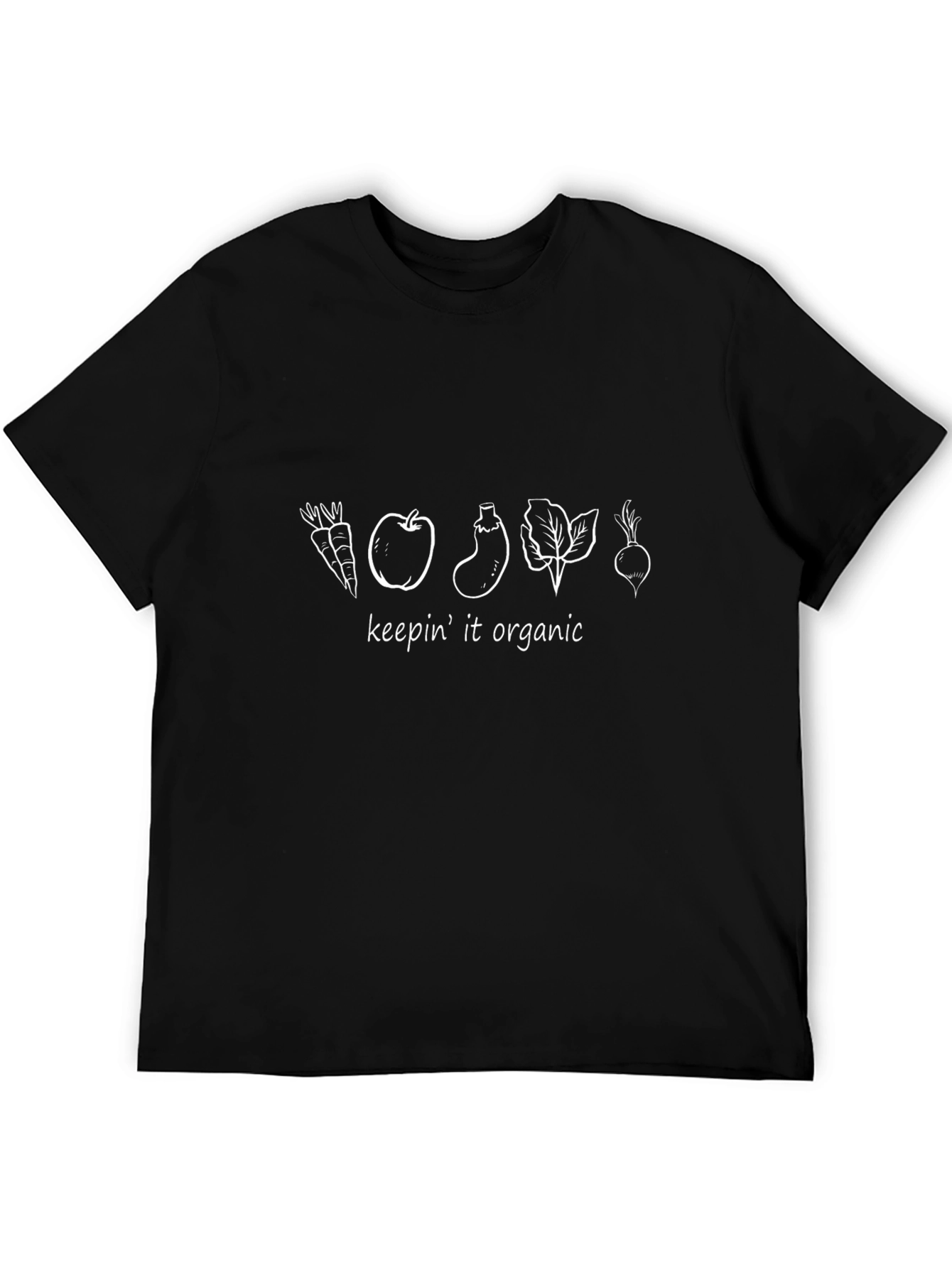 Keepin It Organic Graphic T-Shirt - Black