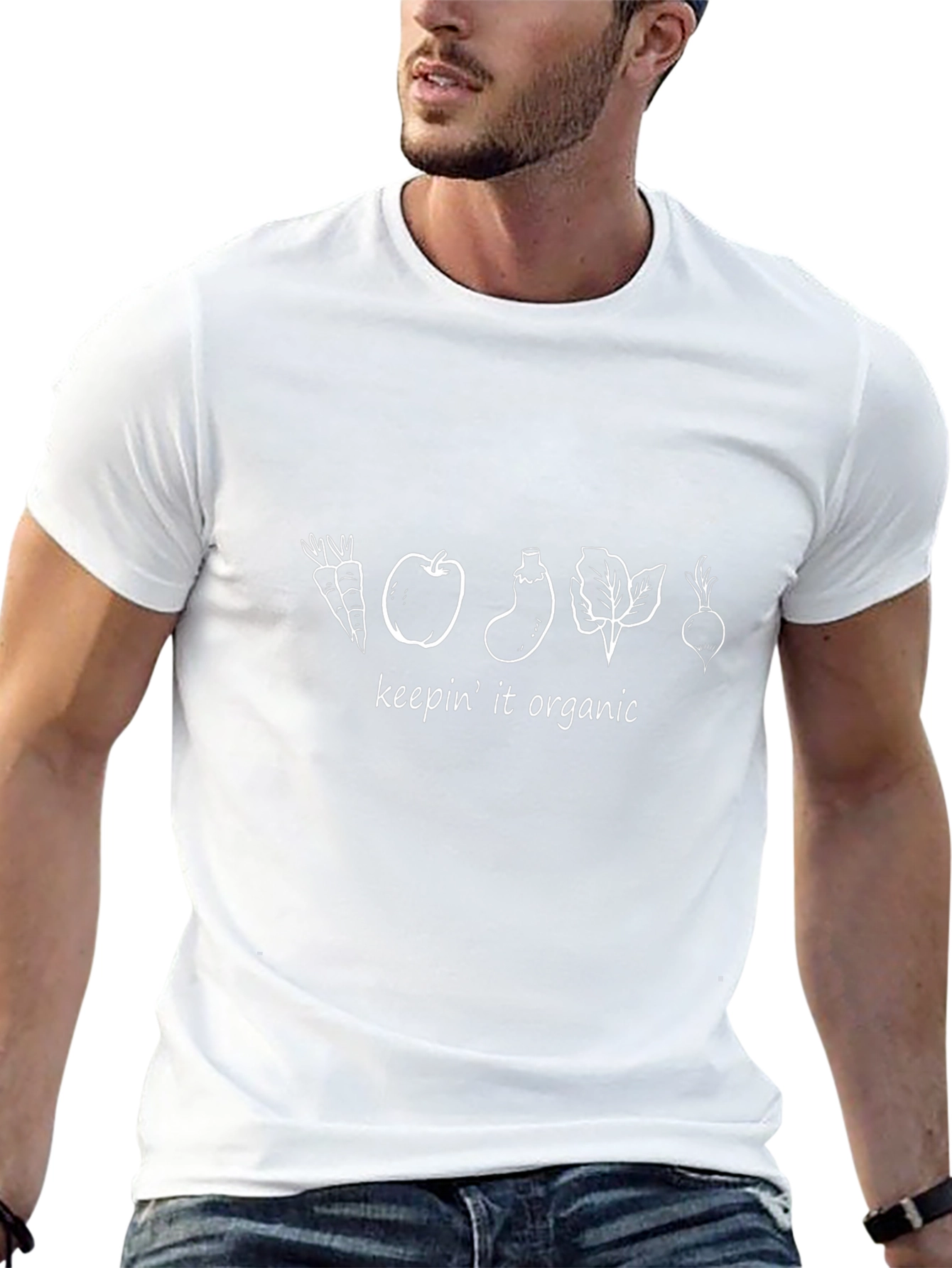 Keepin It Organic Graphic T-Shirt - Black