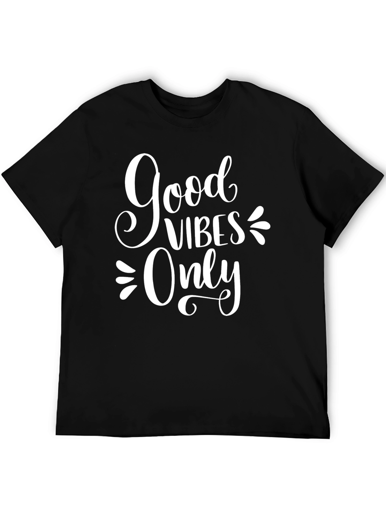 Good Vibes Only Graphic Tee - Trendy Unisex T-Shirt