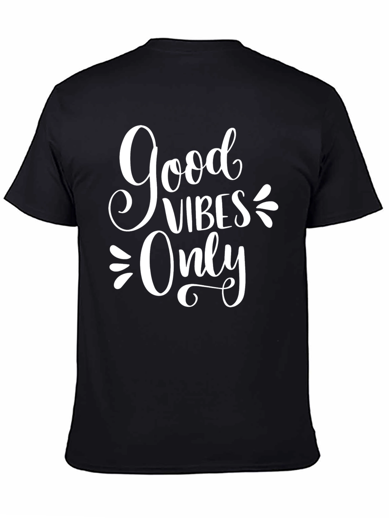 Good Vibes Only Graphic Tee - Trendy Unisex T-Shirt