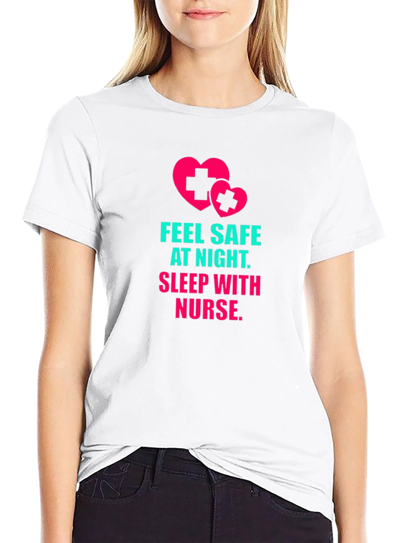 Feel Safe At Night Nurse T-Shirt