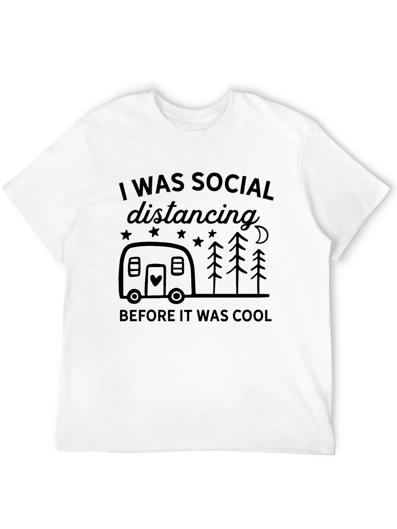 Social Distancing Camper Tee