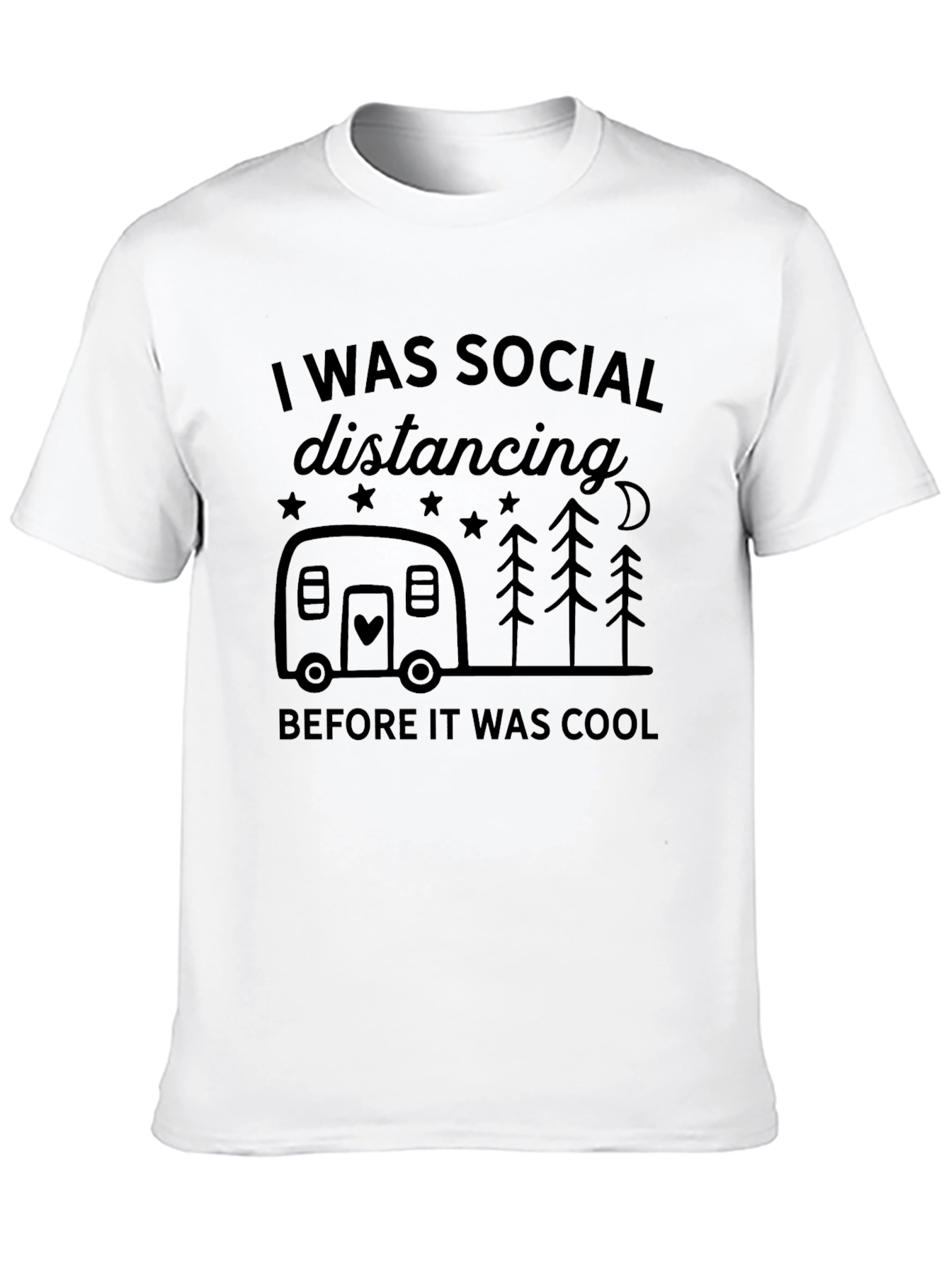 Social Distancing Camper Tee