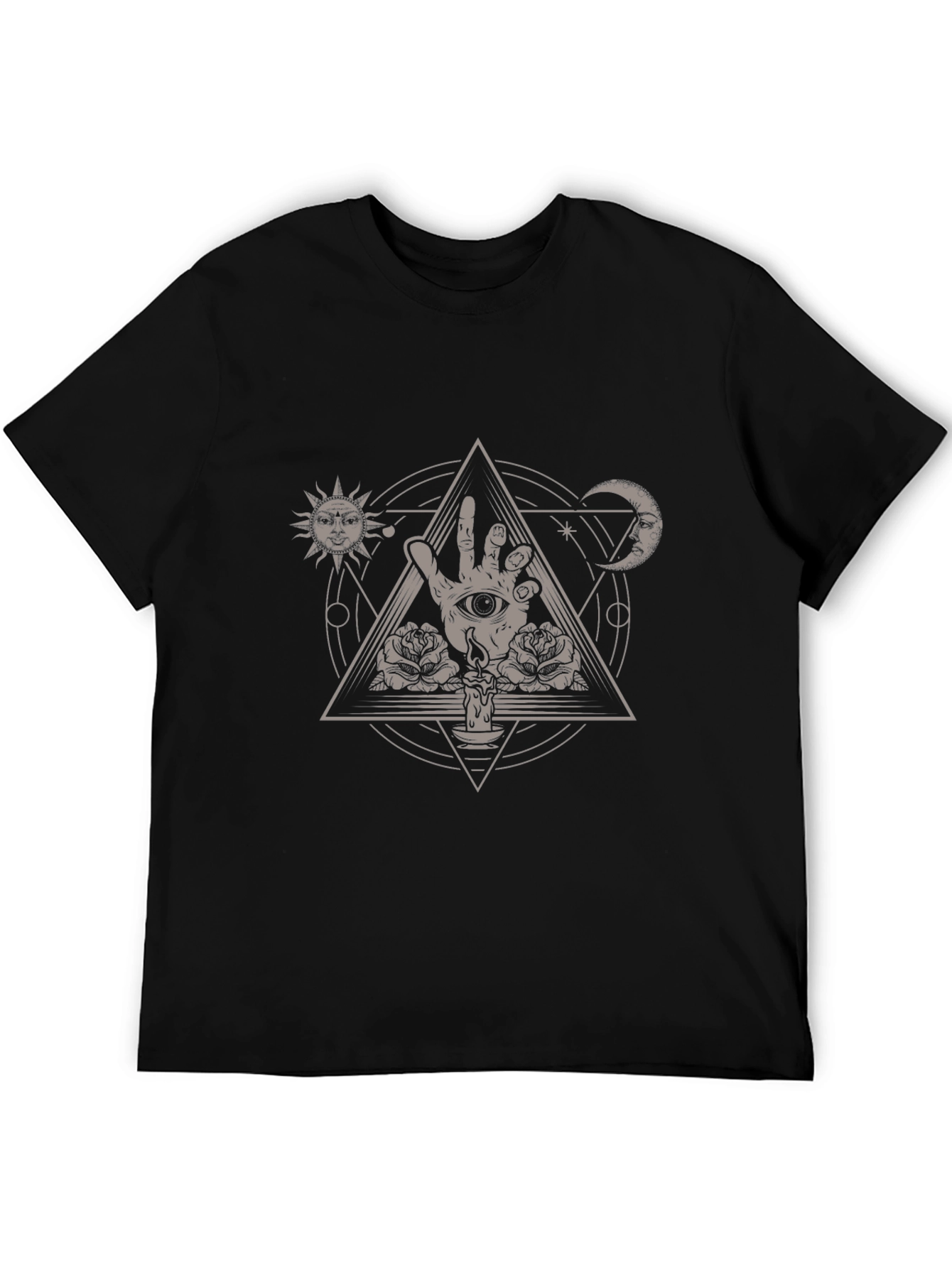 Mystic Eye Hand Triangle Graphic Tee