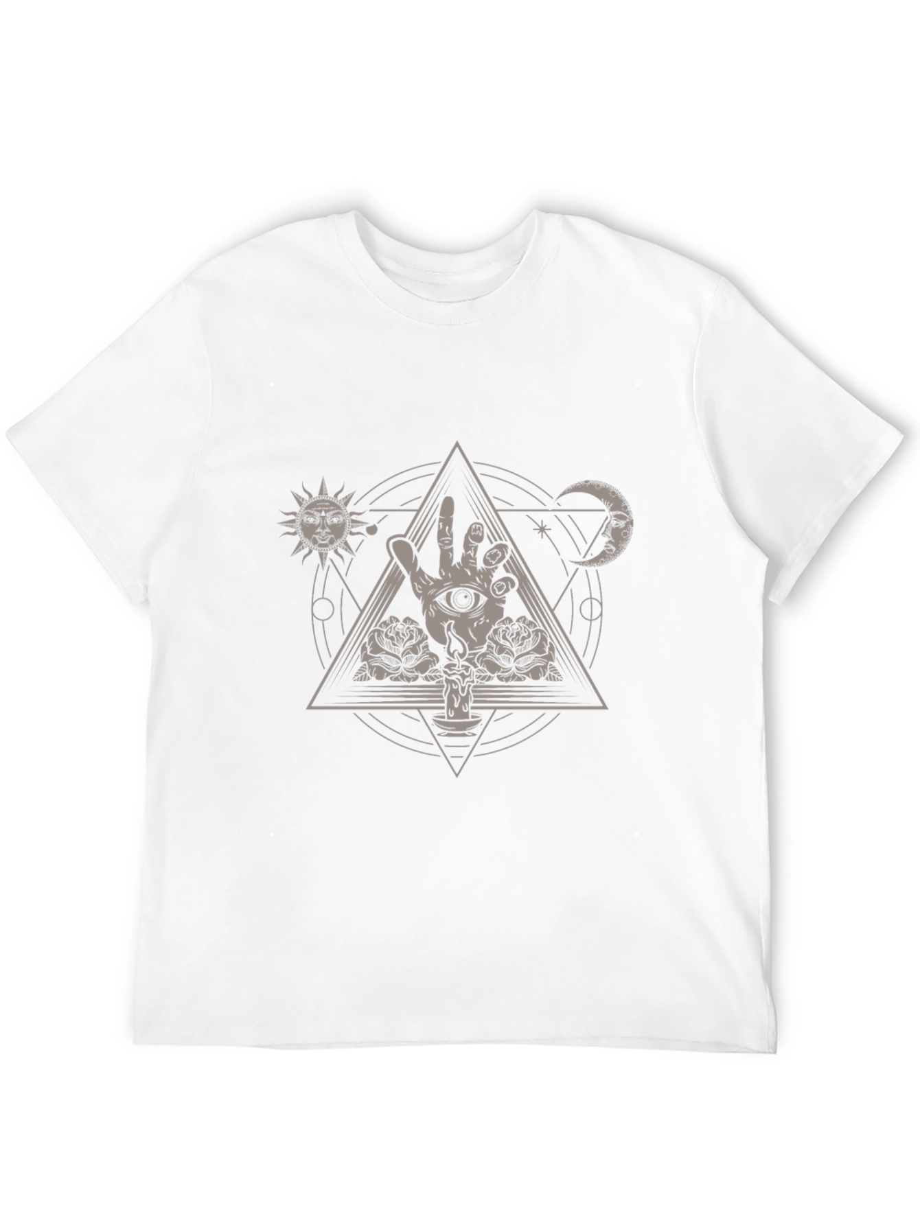 Mystic Eye Hand Triangle Graphic Tee