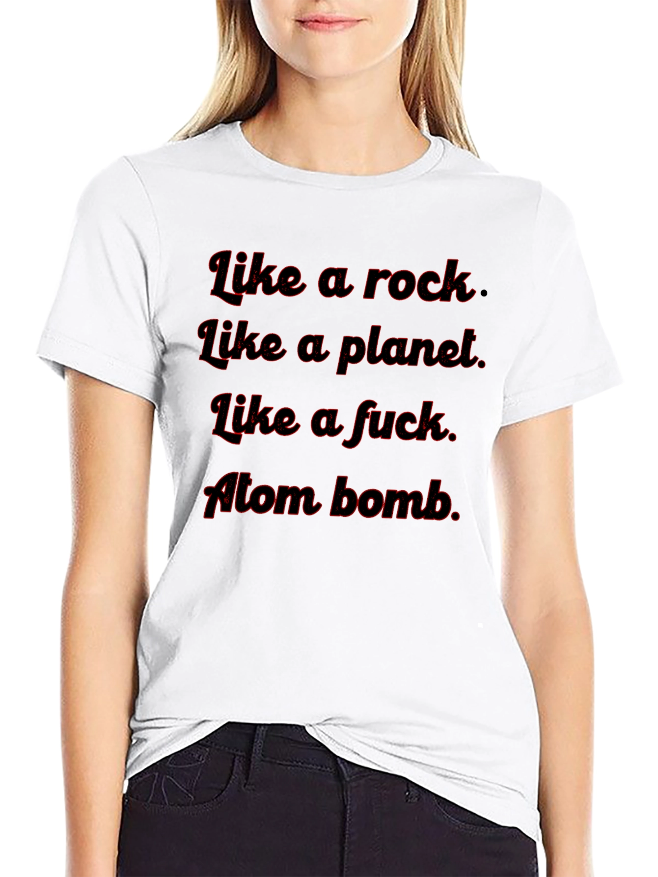 Like A Rock Tee - Funny Graphic T-Shirt
