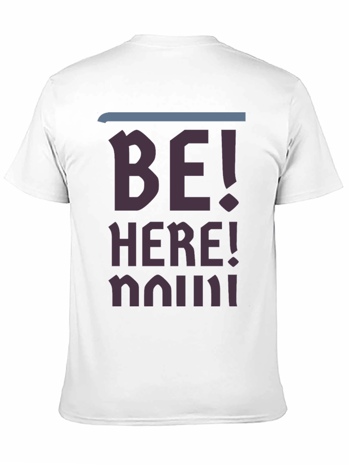 Be Here Now Graphic Tee - Casual Black T-Shirt