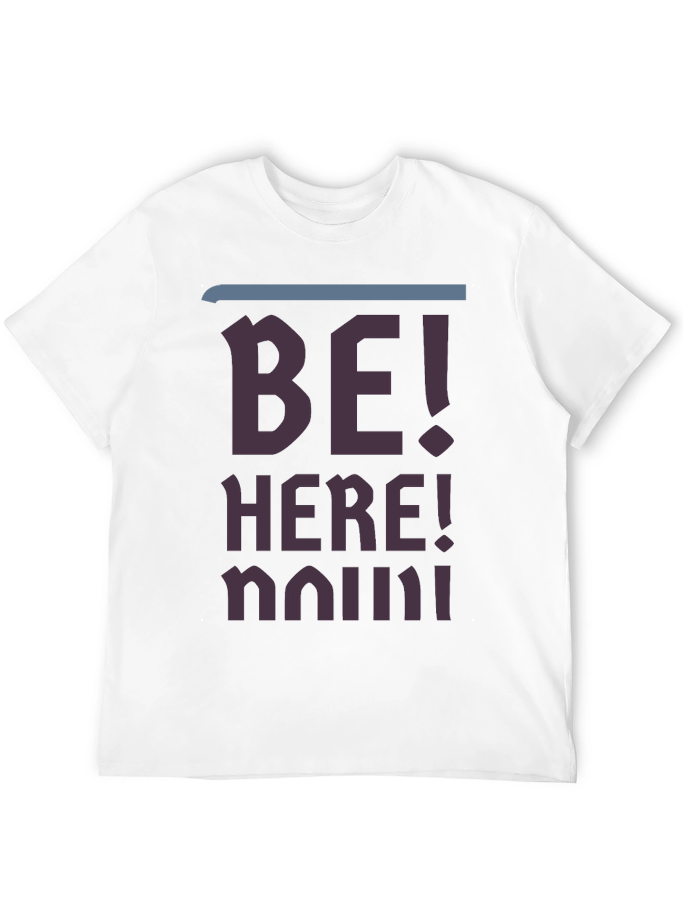 Be Here Now Graphic Tee - Casual Black T-Shirt