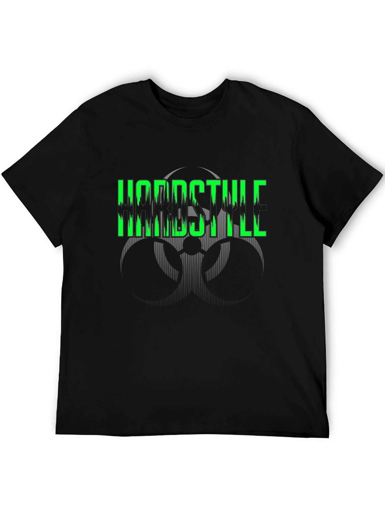 Hardstyle Graphic Tee - Biohazard Design Black