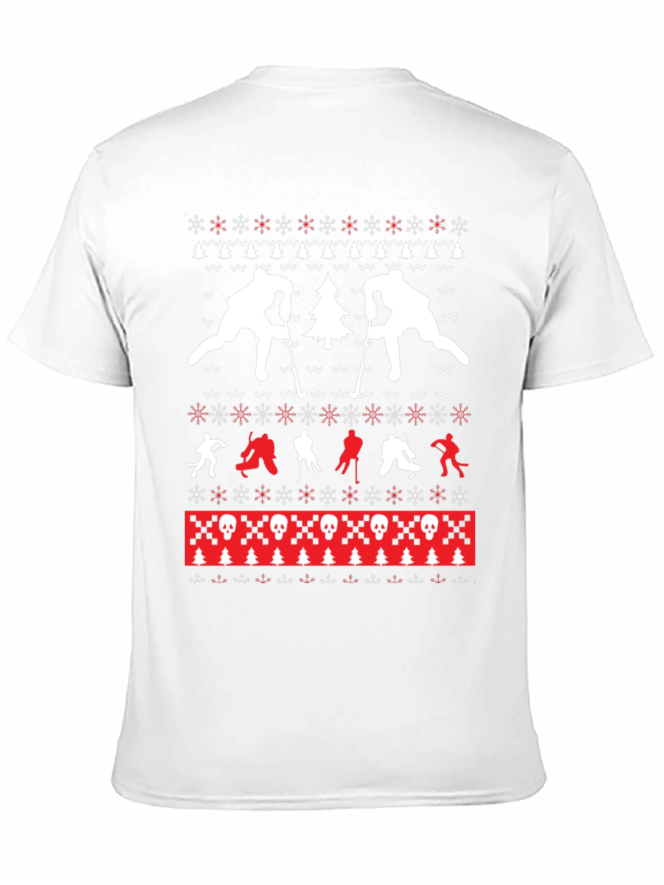 Holiday Hockey Ugly Sweater T-Shirt