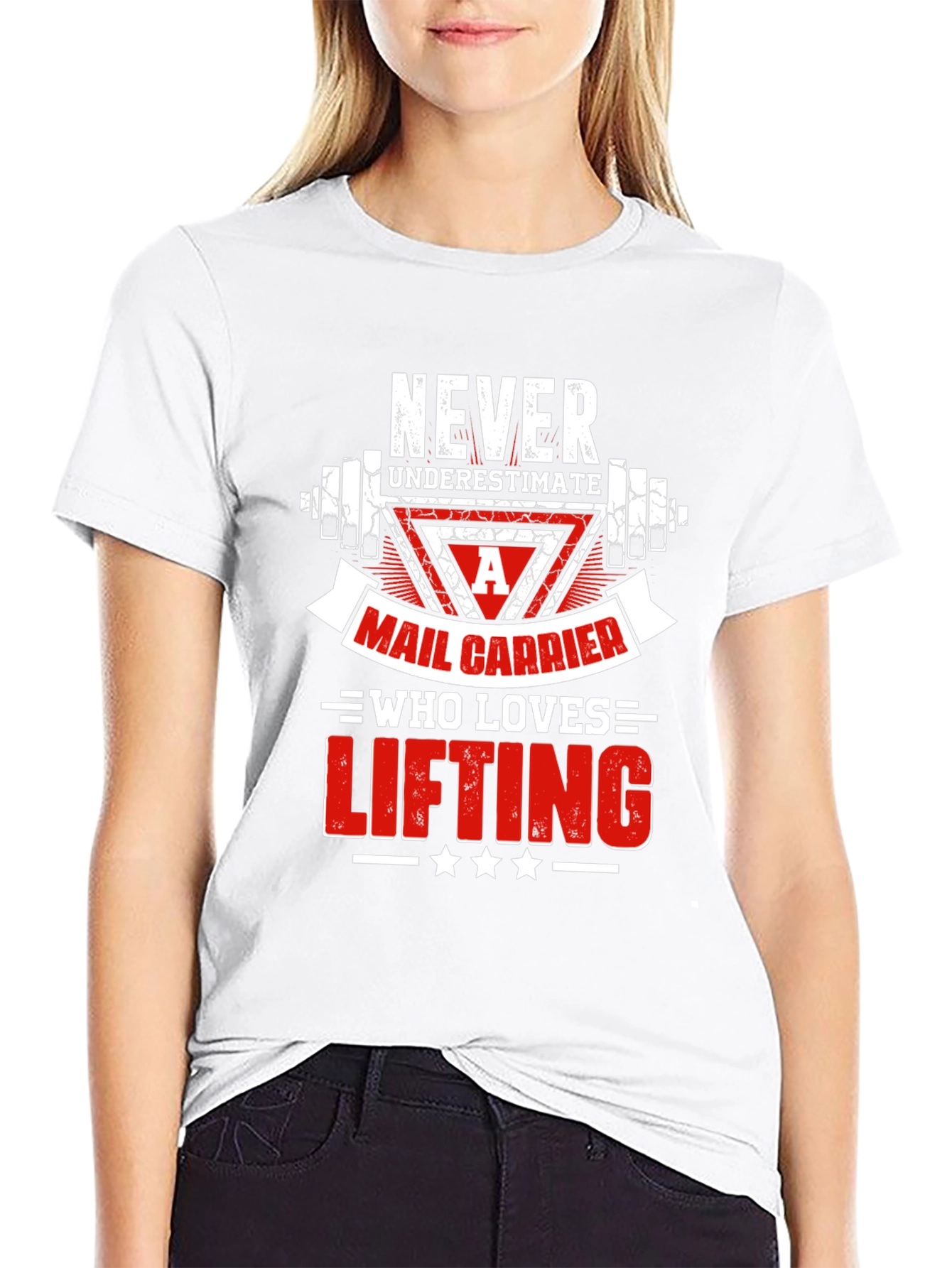 Mail Carrier Lifting T-Shirt - Funny Gift