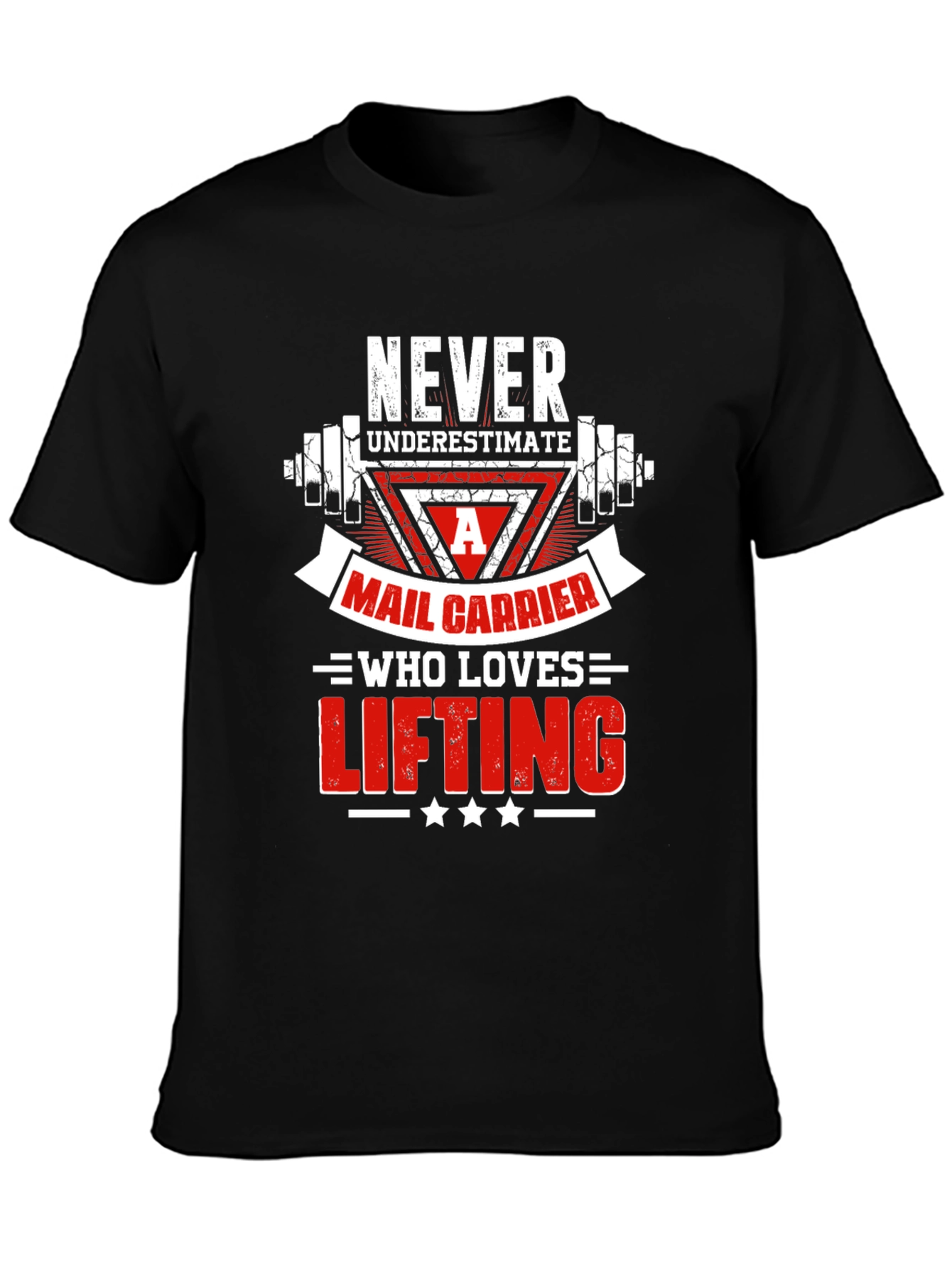Mail Carrier Lifting T-Shirt - Funny Gift