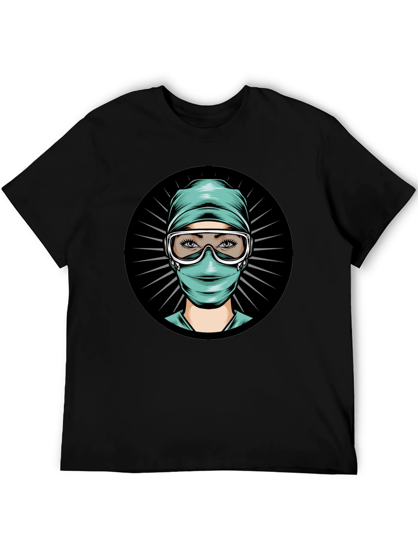 Surgeon Graphic Tee - Black Cotton Blend
