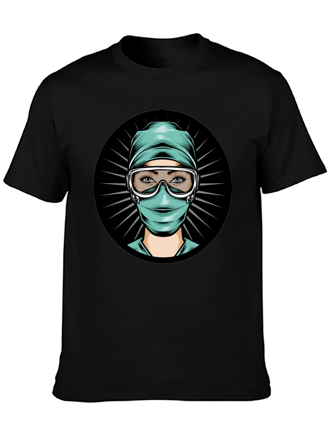 Surgeon Graphic Tee - Black Cotton Blend