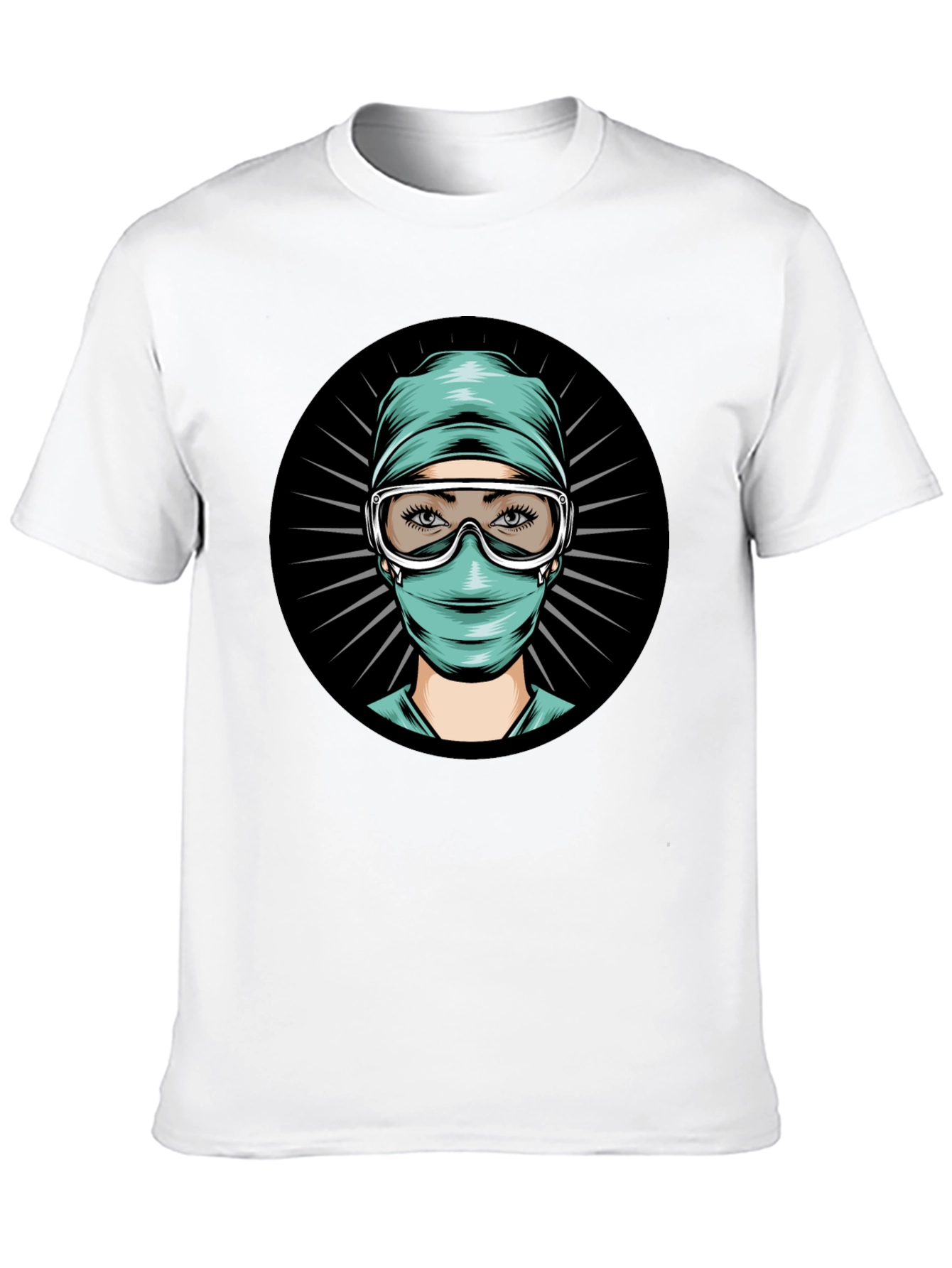Surgeon Graphic Tee - Black Cotton Blend