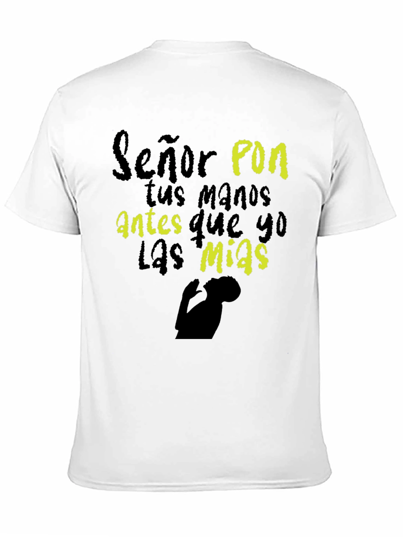Señor Pon Black T-Shirt Christian Religious Graphic Tee