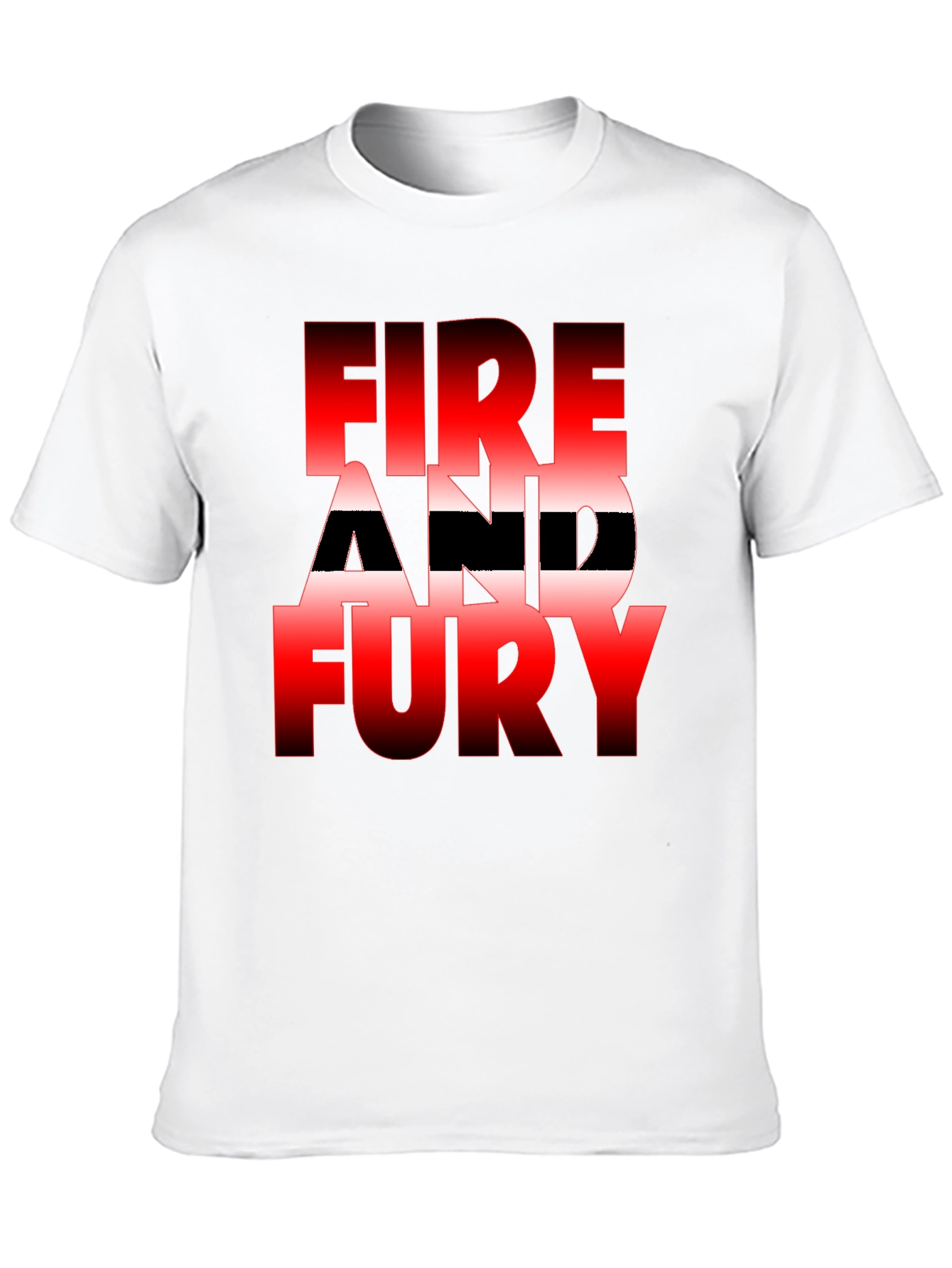 Fire and Fury Graphic Tee - Bold Statement Shirt